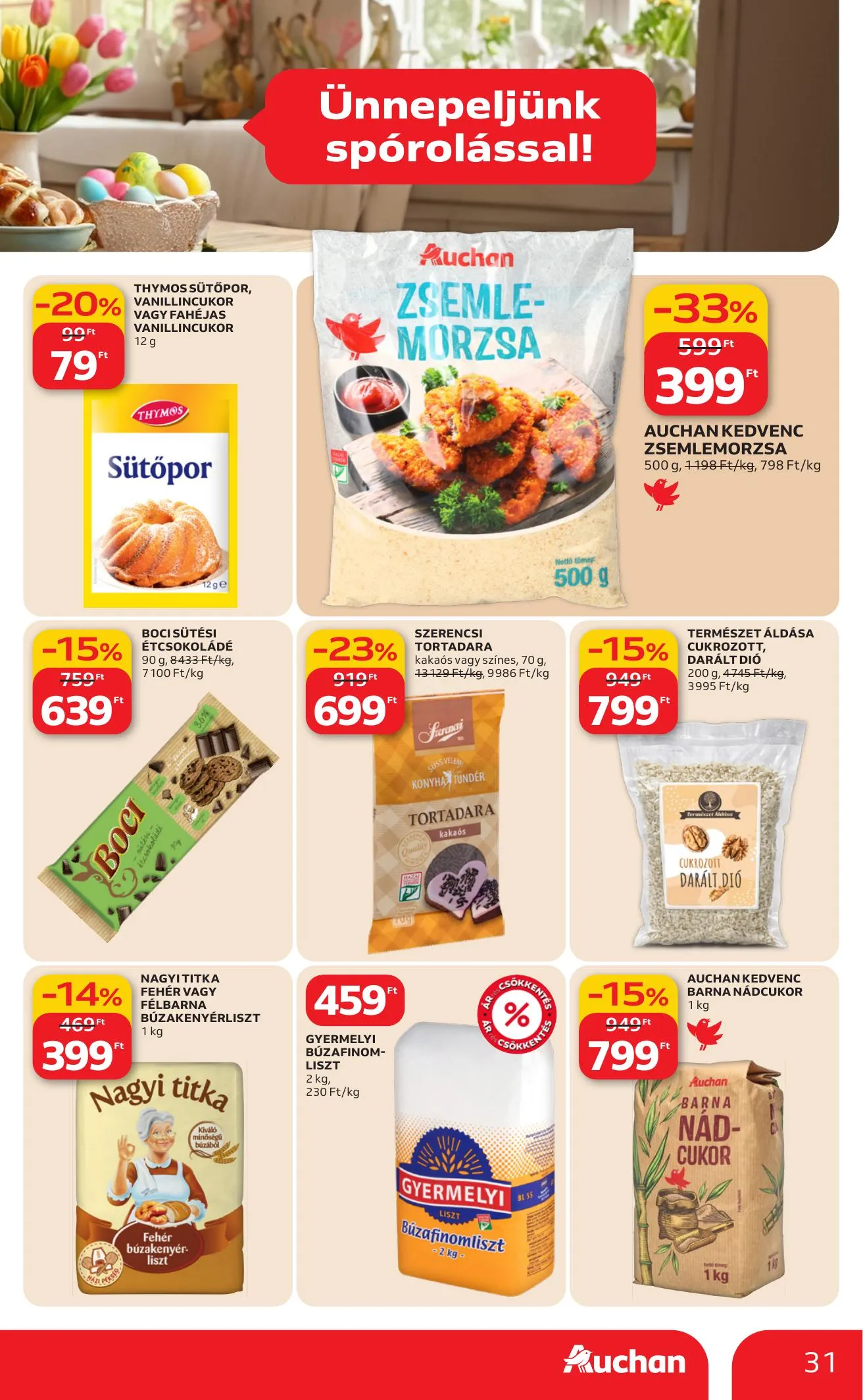 Auchan akciós újság Hipermarket 03.12–03.18 – 31. oldal
