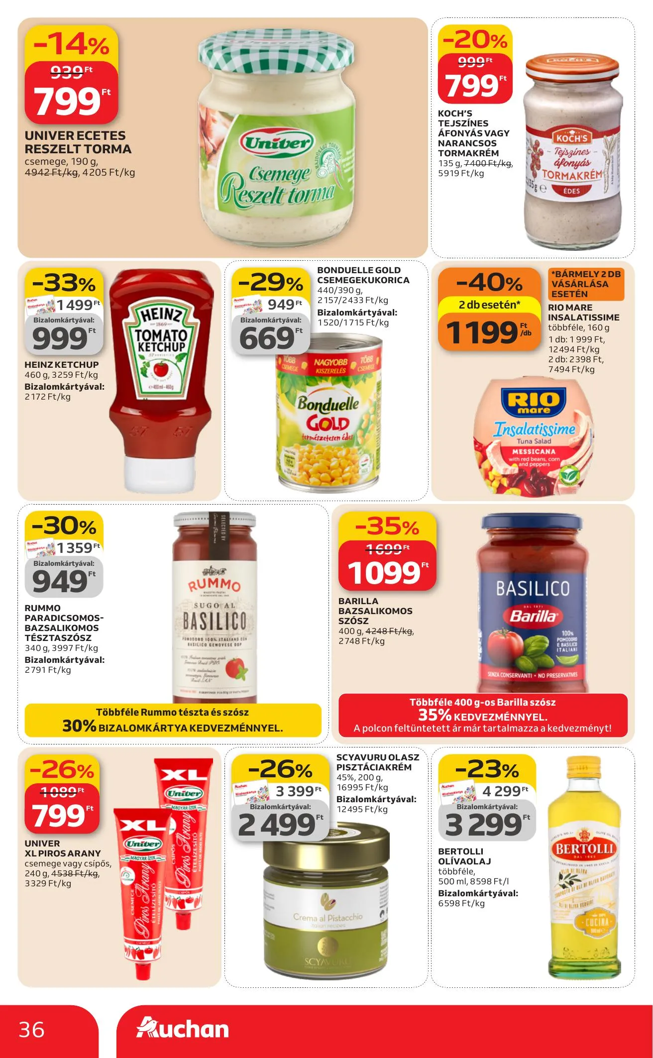 Auchan akciós újság Hipermarket 03.12–03.18 – 36. oldal
