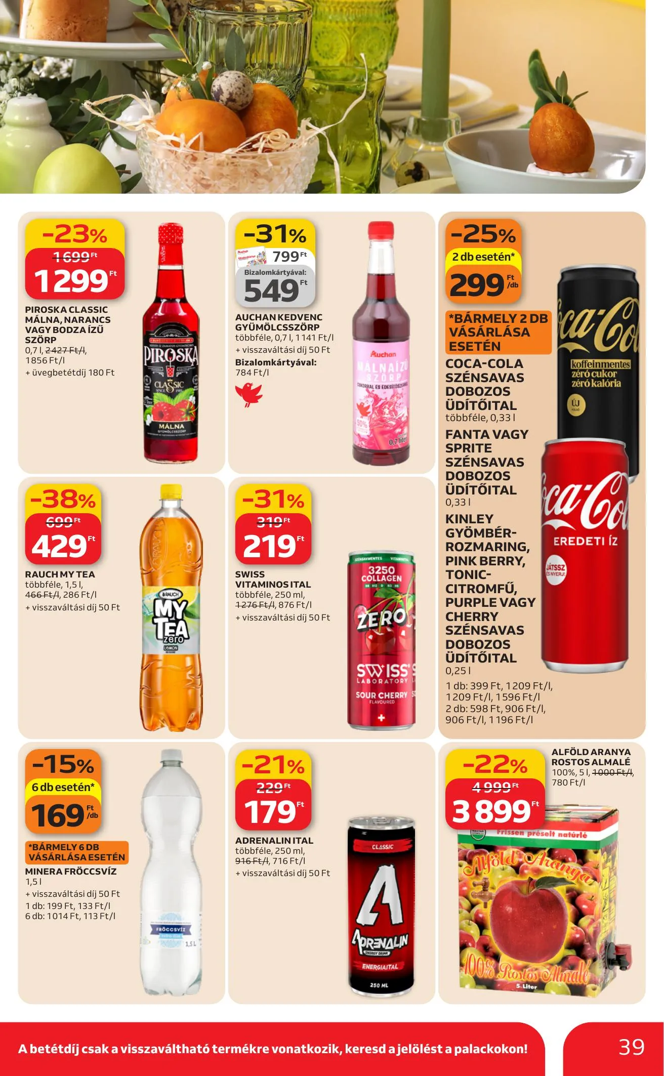 Auchan akciós újság Hipermarket 03.12–03.18 – 39. oldal