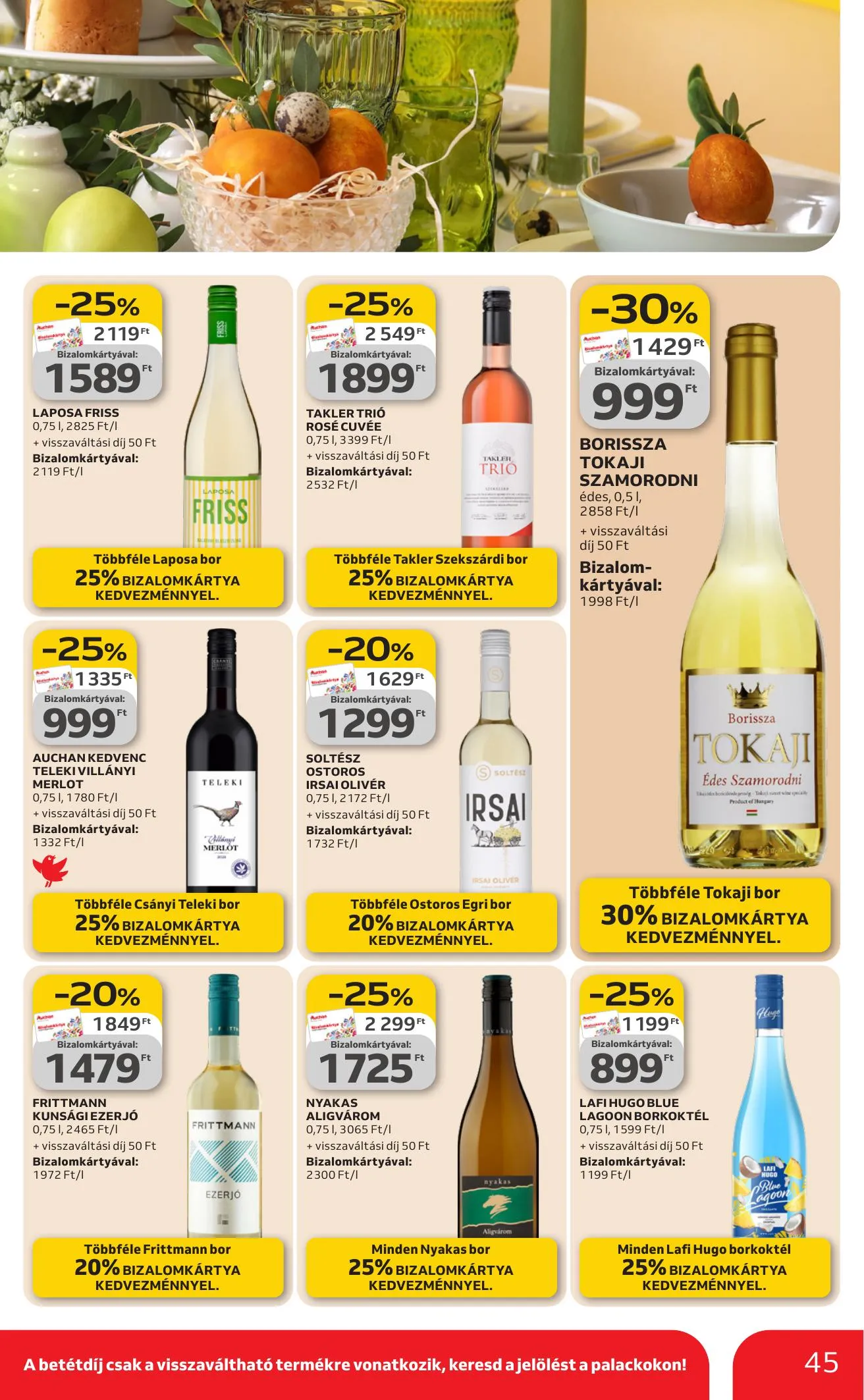 Auchan akciós újság Hipermarket 03.12–03.18 – 45. oldal