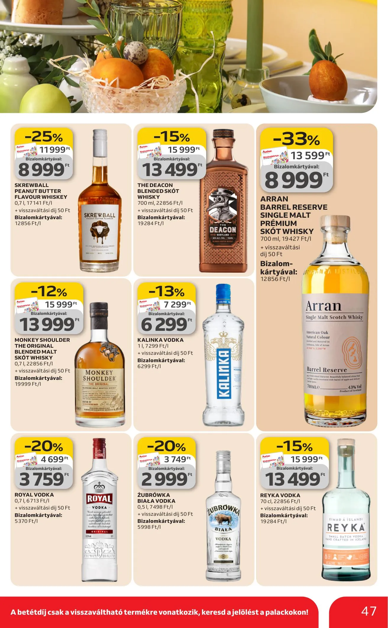 Auchan akciós újság Hipermarket 03.12–03.18 – 47. oldal