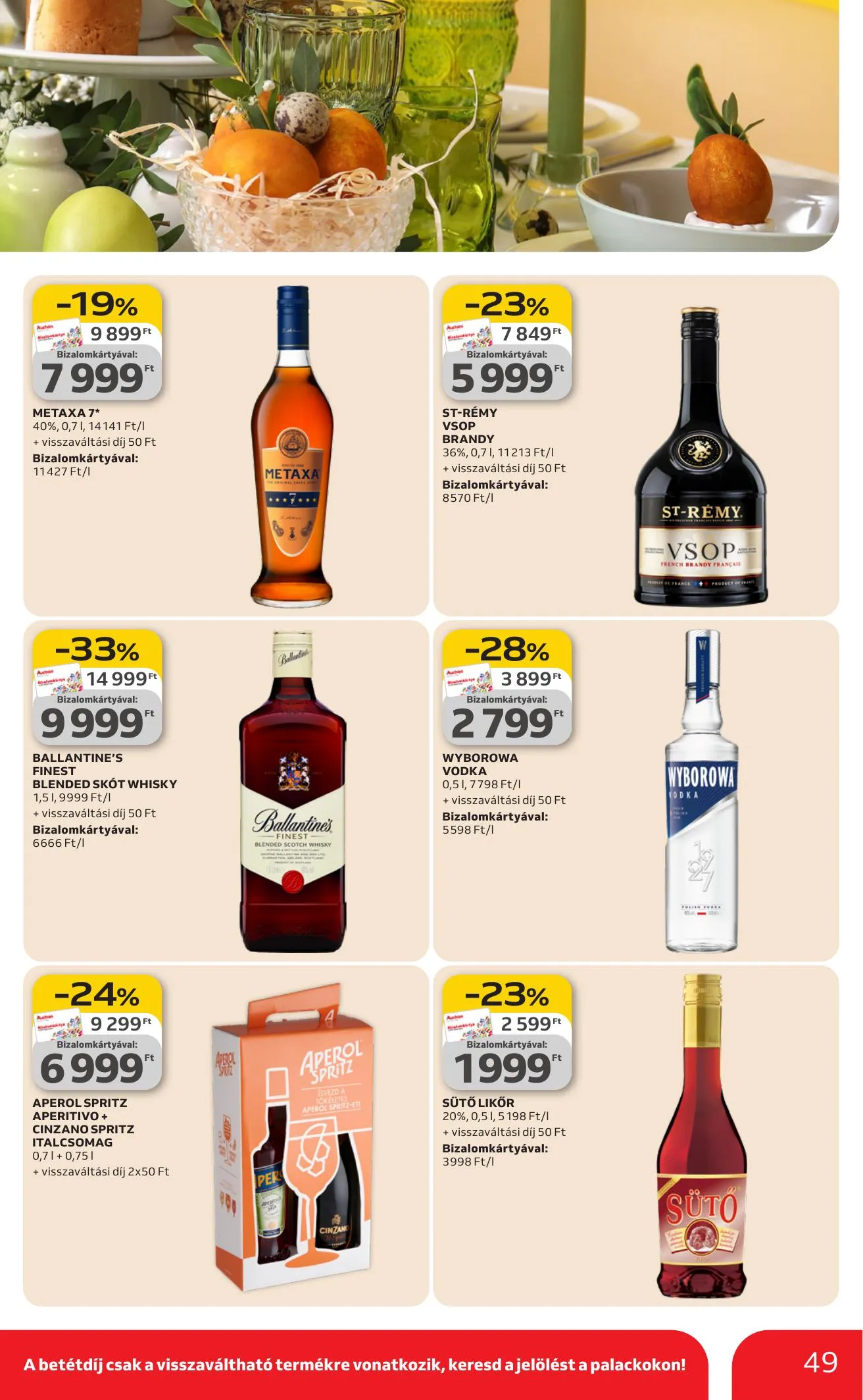 Auchan akciós újság Hipermarket 03.12–03.18 – 49. oldal