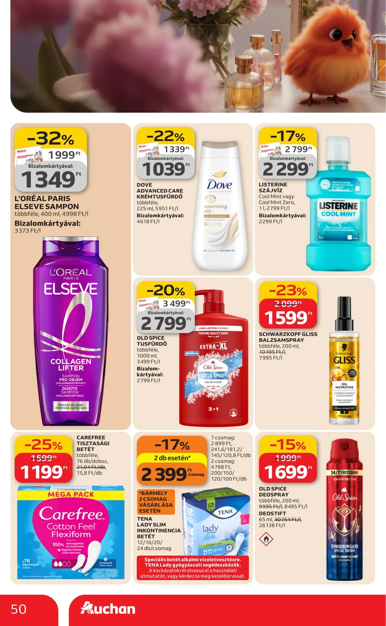 Auchan akciós újság Hipermarket 03.12–03.18 – 50. oldal