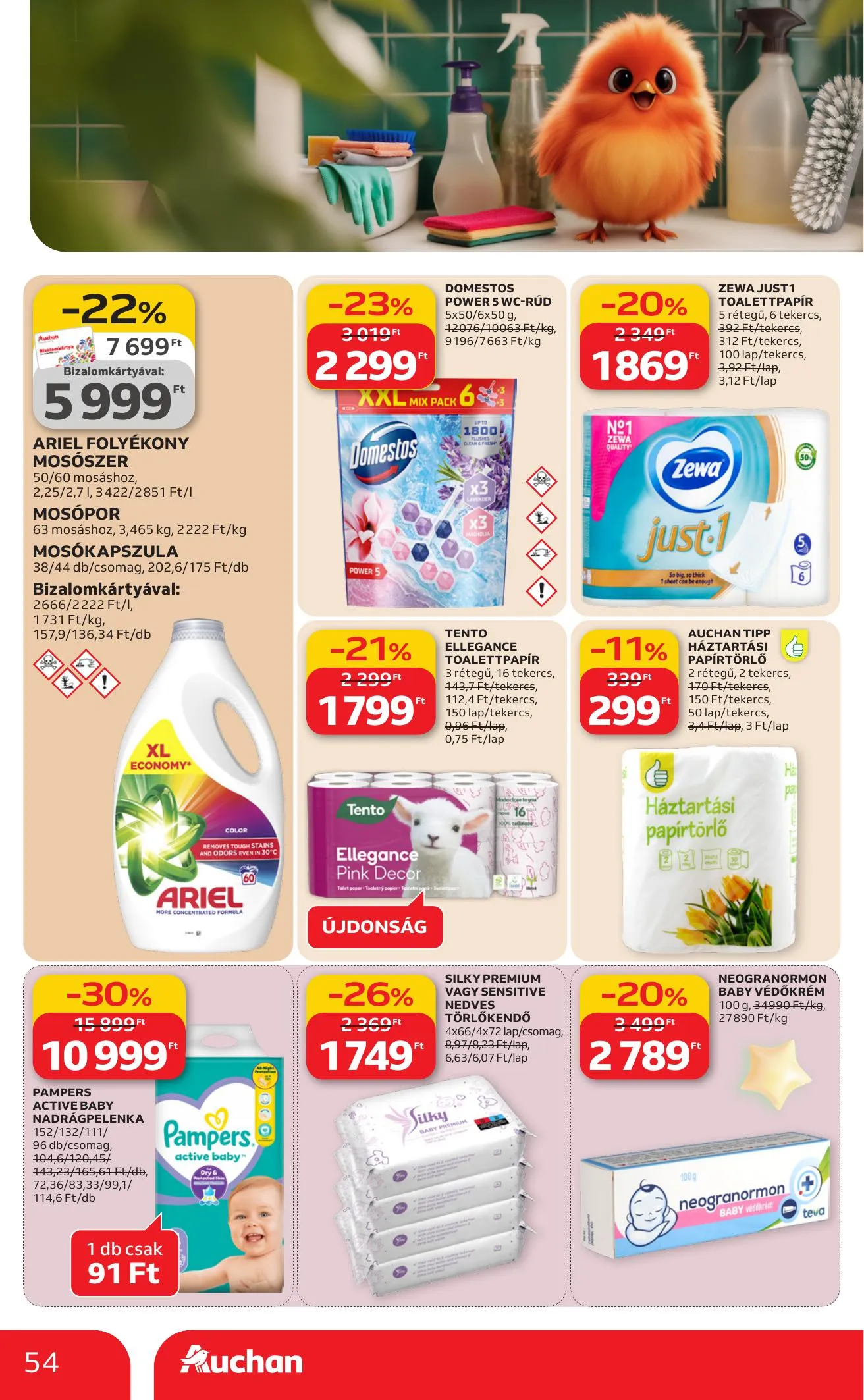 Auchan akciós újság Hipermarket 03.12–03.18 – 54. oldal