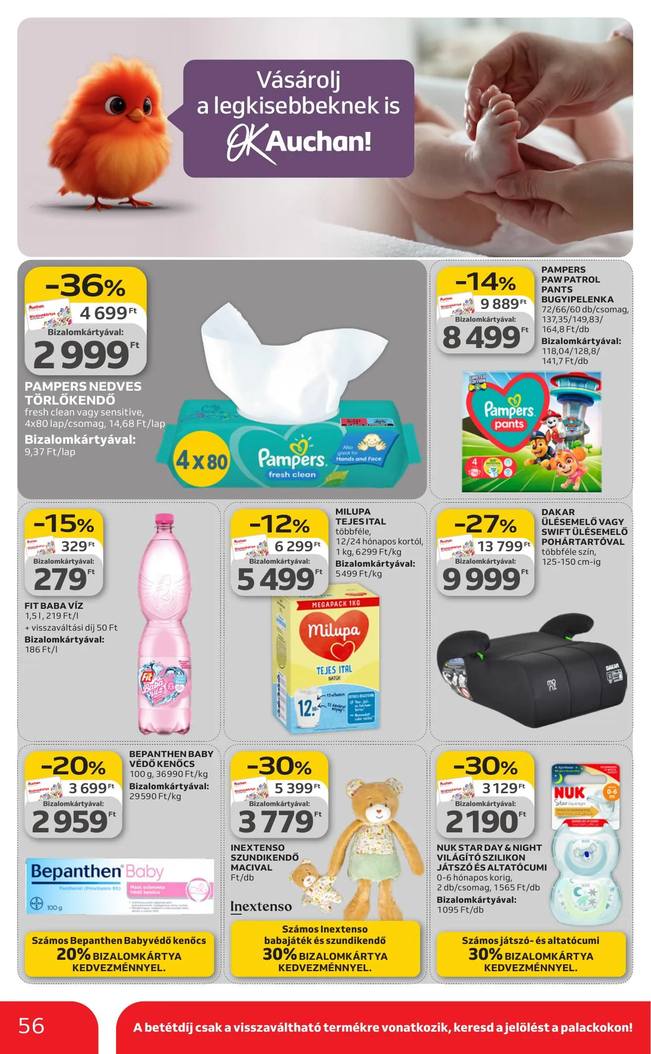 Auchan akciós újság Hipermarket 03.12–03.18 – 56. oldal