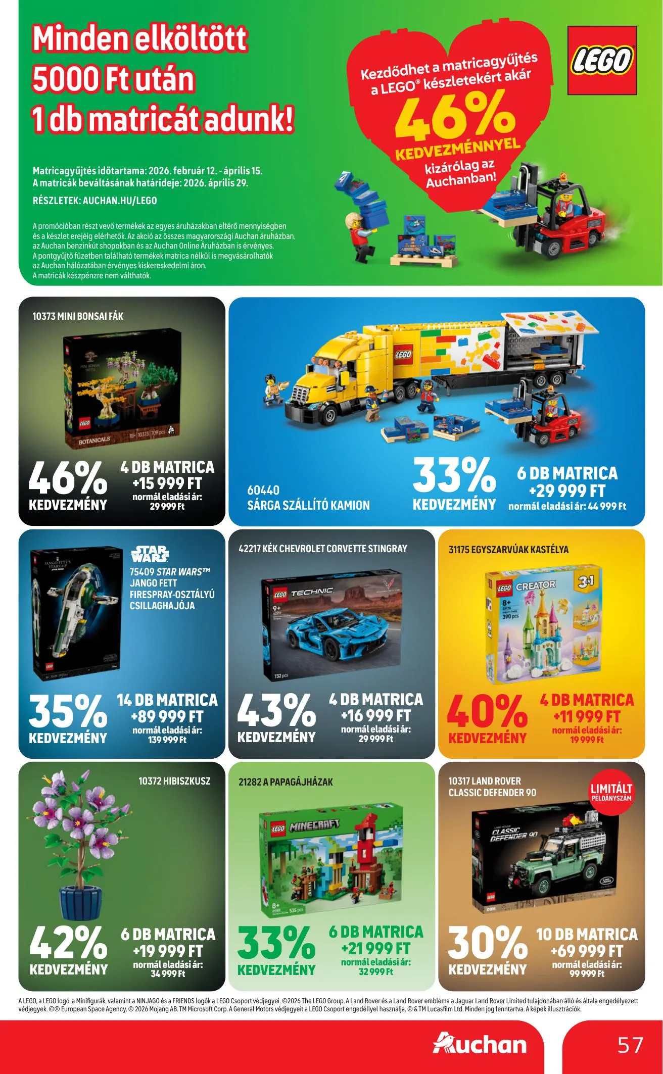 Auchan akciós újság Hipermarket 03.12–03.18 – 57. oldal