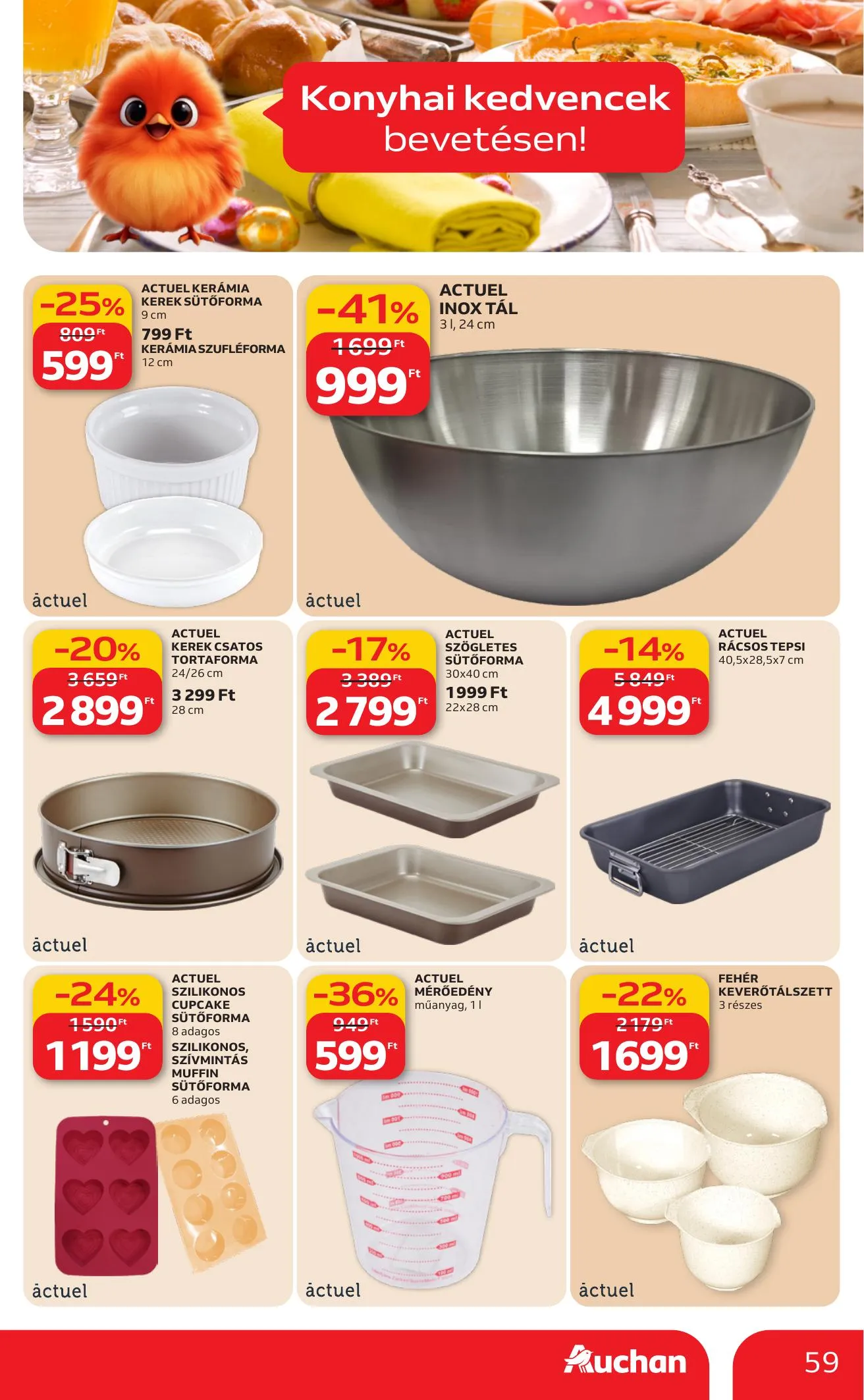 Auchan akciós újság Hipermarket 03.12–03.18 – 59. oldal