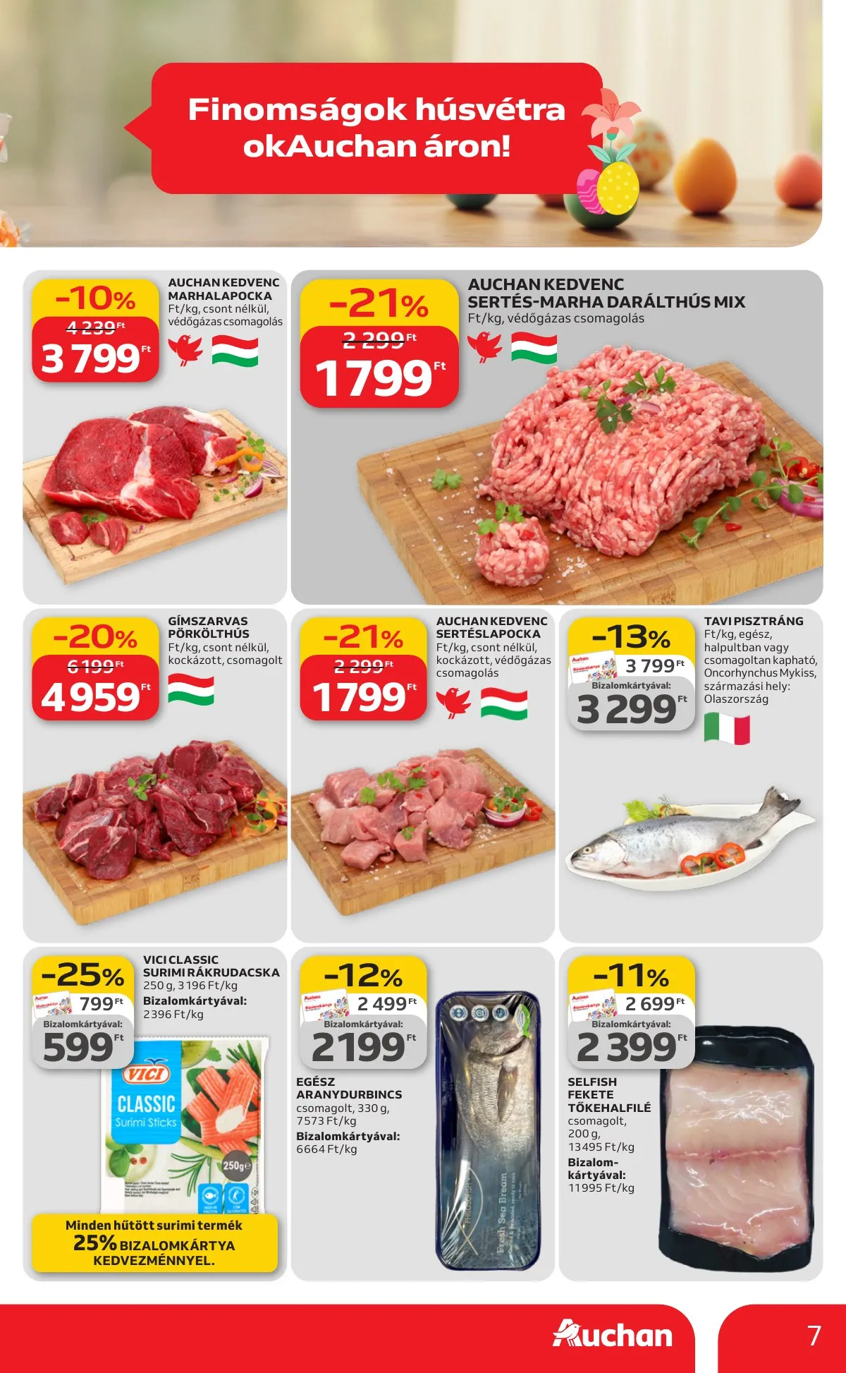 Auchan akciós újság Hipermarket 03.12–03.18 – 7. oldal