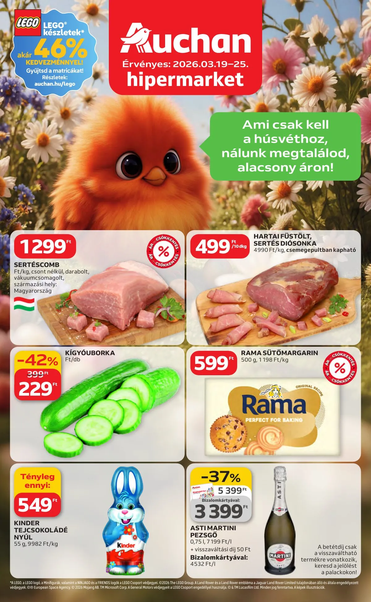 Auchan akciós újság Hipermarket 03.19–03.25