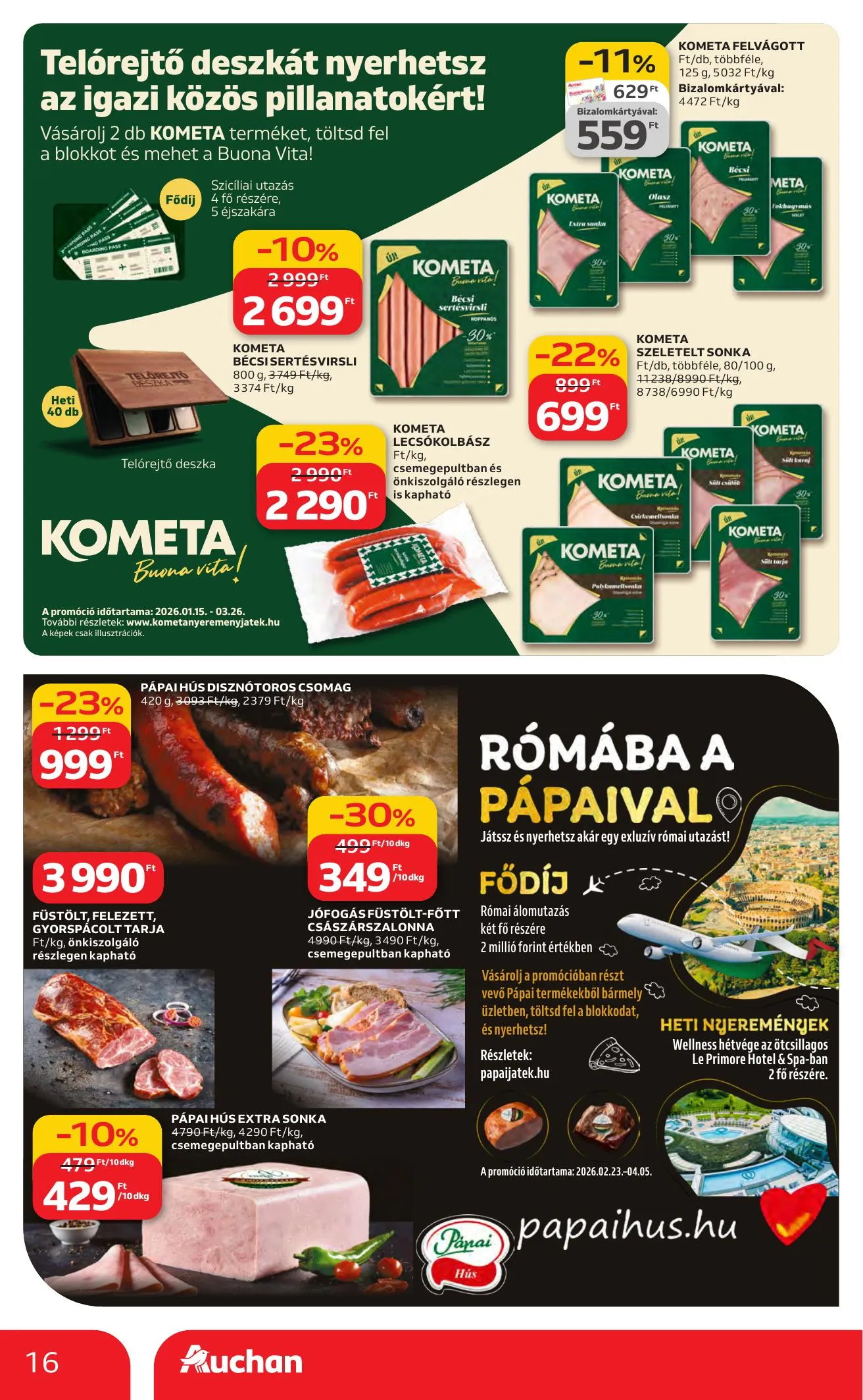 Auchan akciós újság Hipermarket 03.19–03.25 – 16. oldal
