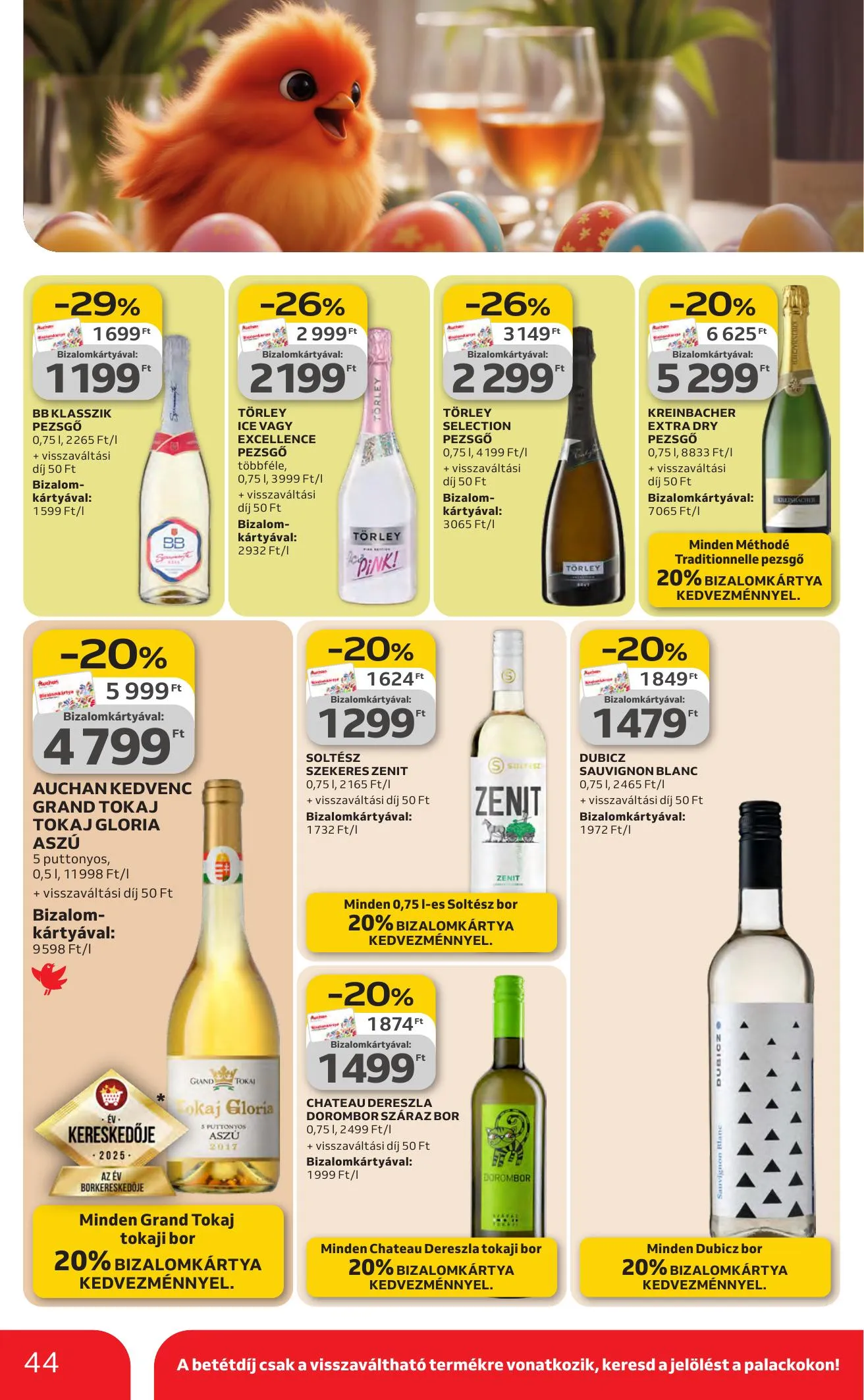 Auchan akciós újság Hipermarket 03.19–03.25 – 44. oldal
