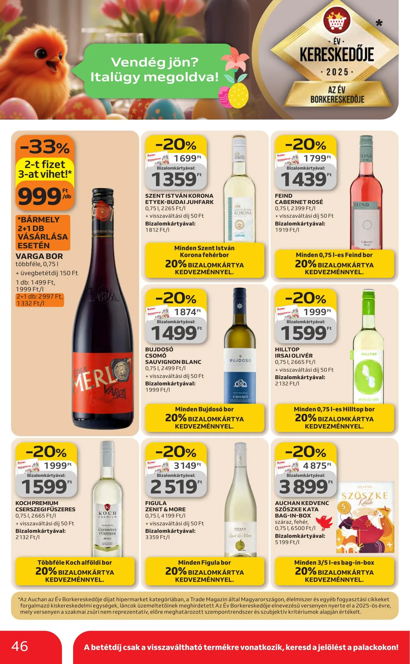 Auchan akciós újság Hipermarket 03.19–03.25 – 46. oldal