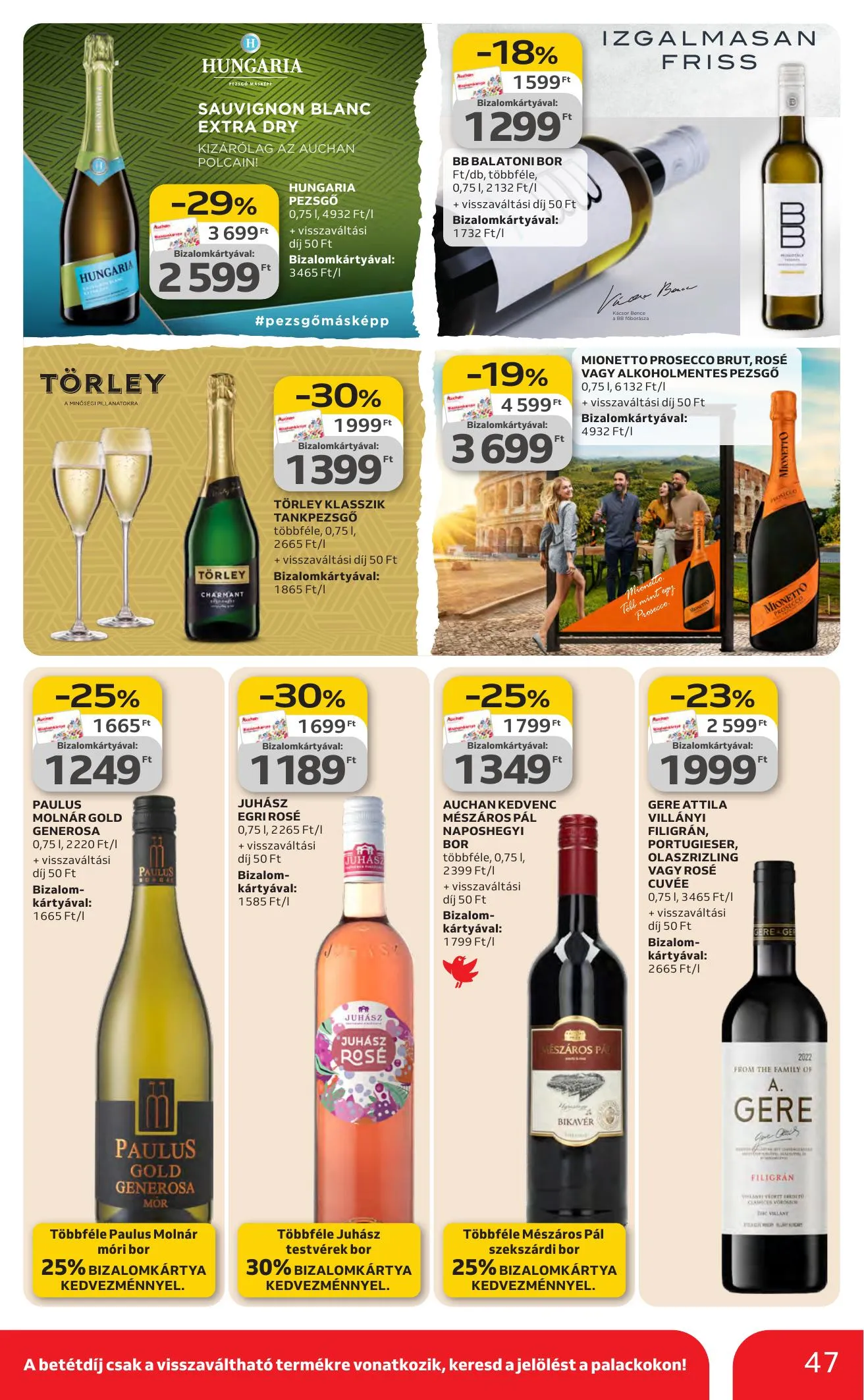 Auchan akciós újság Hipermarket 03.19–03.25 – 47. oldal