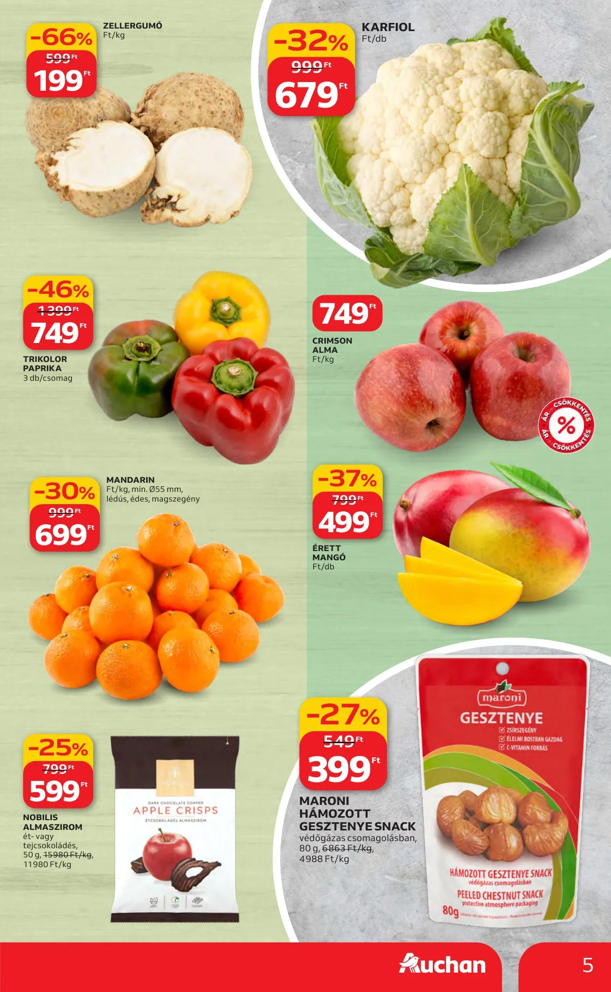 Auchan akciós újság Hipermarket 03.19–03.25 – 5. oldal