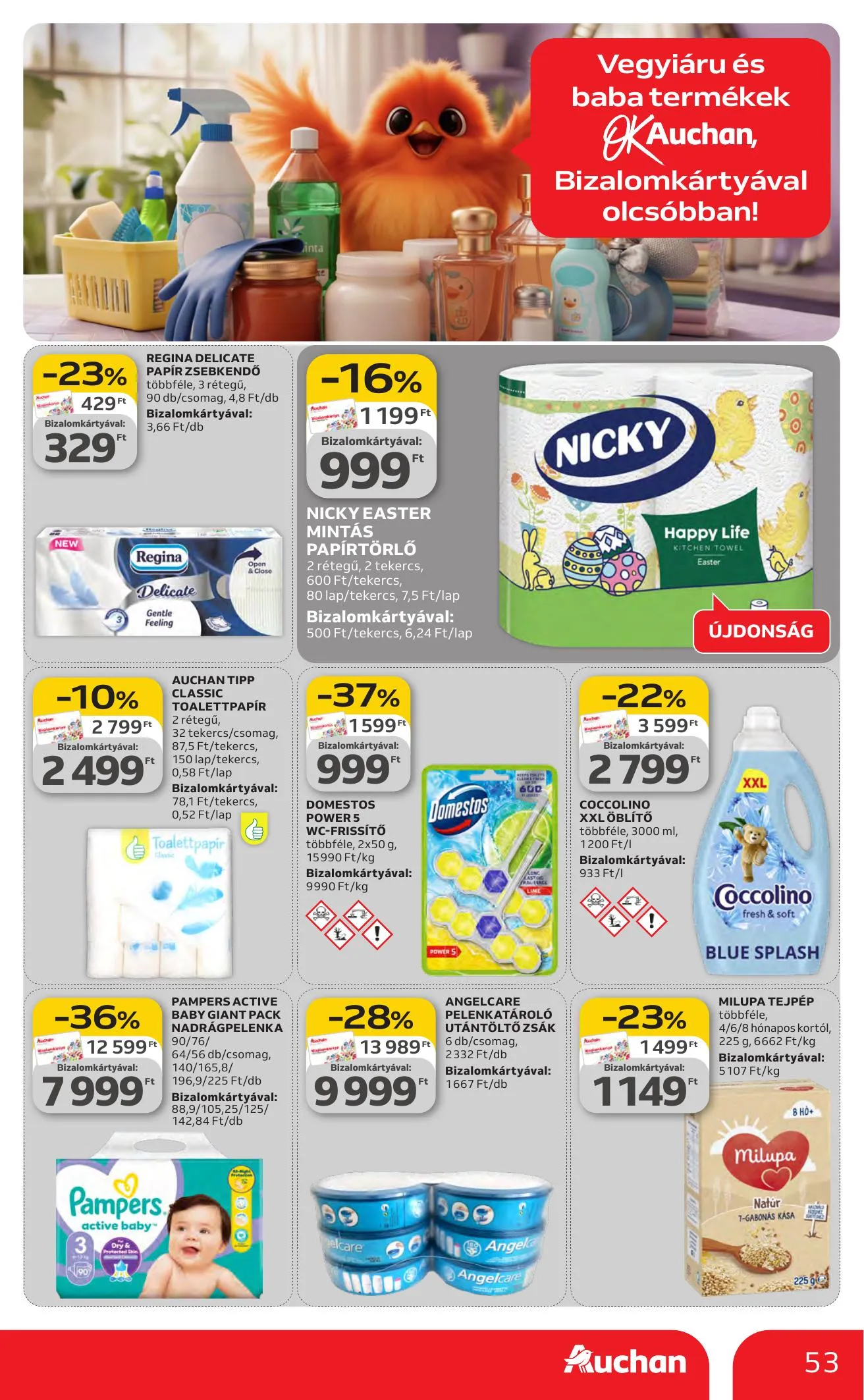 Auchan akciós újság Hipermarket 03.19–03.25 – 53. oldal