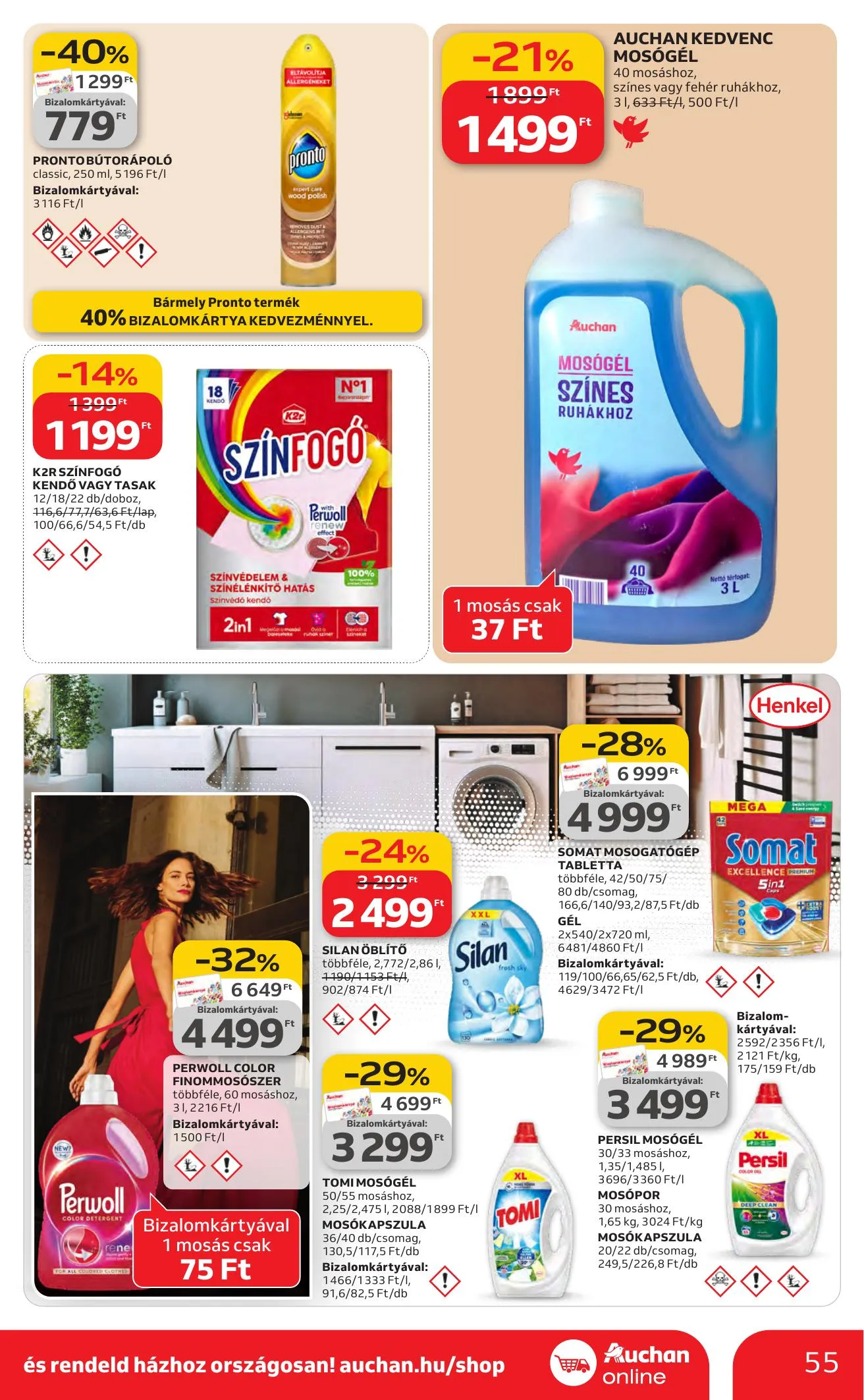 Auchan akciós újság Hipermarket 03.19–03.25 – 55. oldal