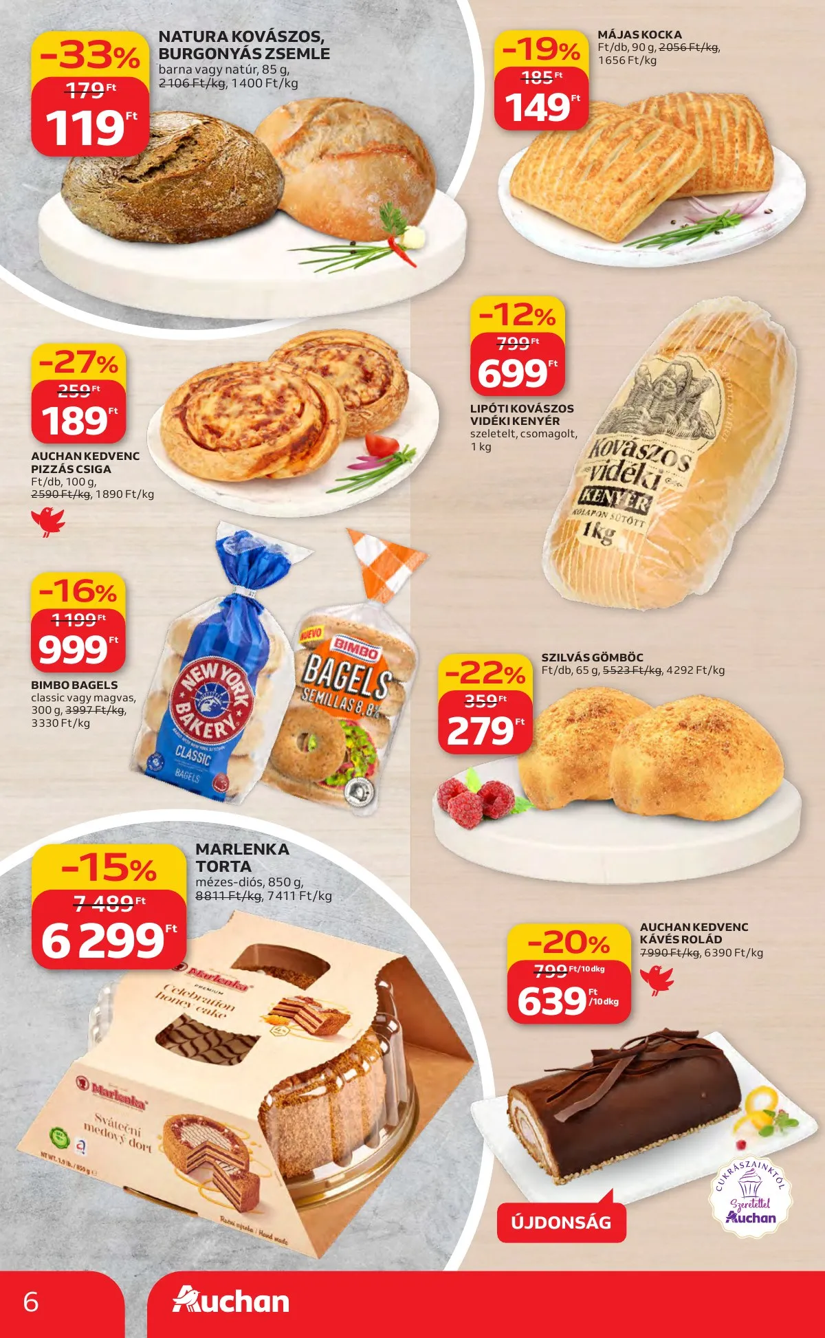 Auchan akciós újság Hipermarket 03.19–03.25 – 6. oldal