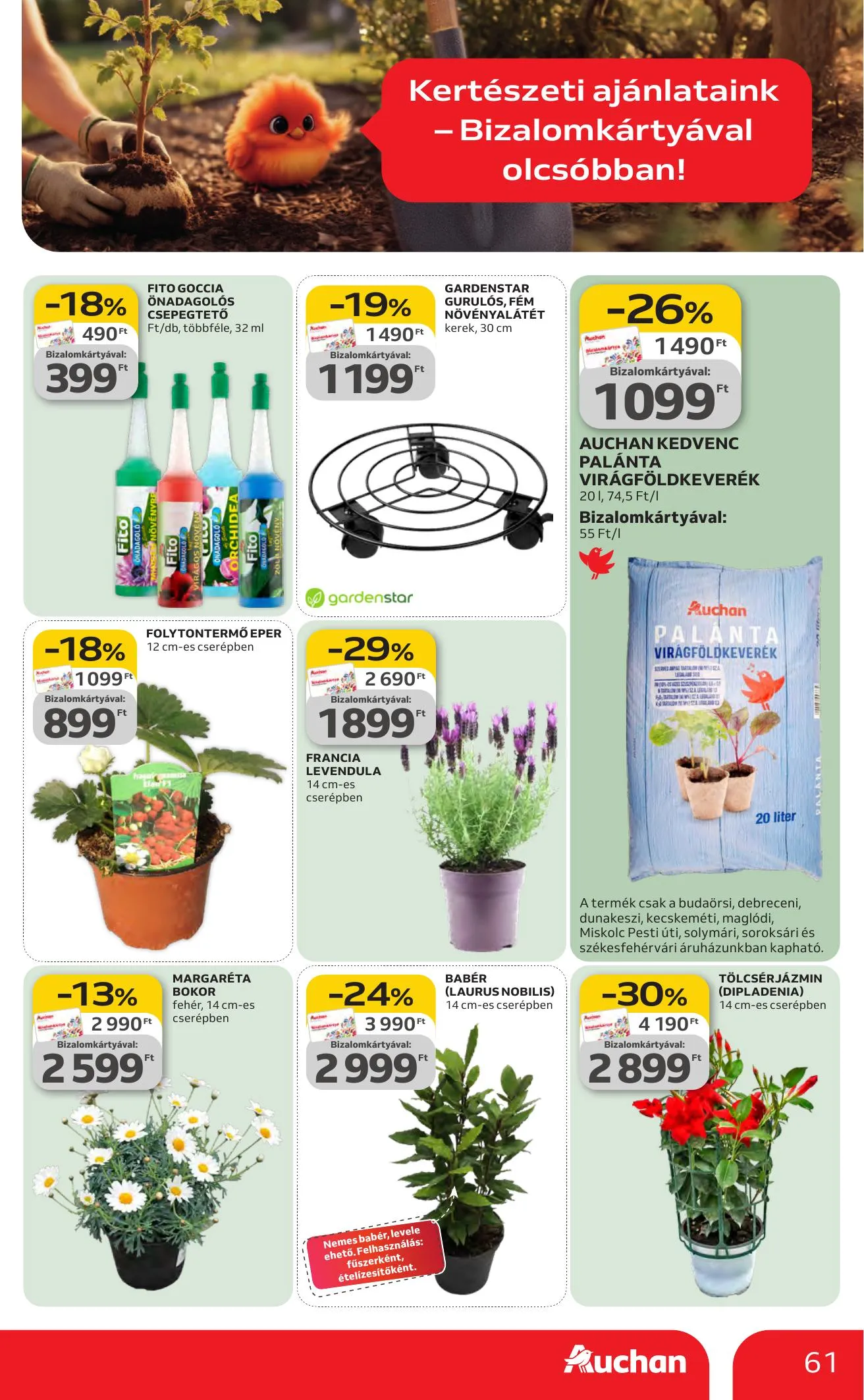 Auchan akciós újság Hipermarket 03.19–03.25 – 61. oldal