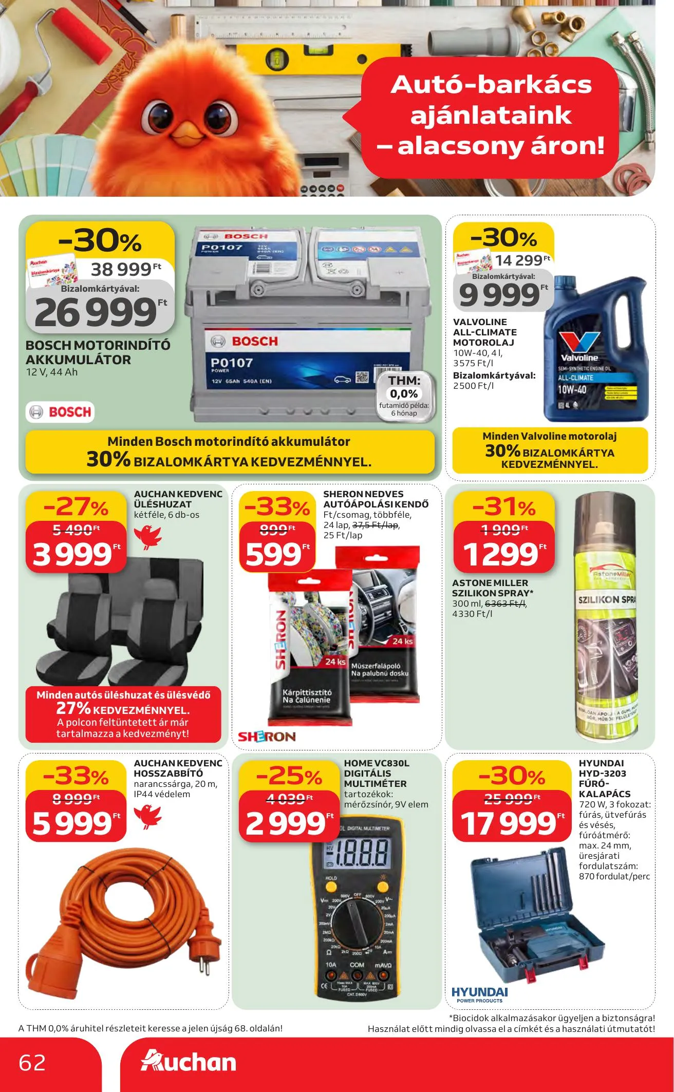 Auchan akciós újság Hipermarket 03.19–03.25 – 62. oldal