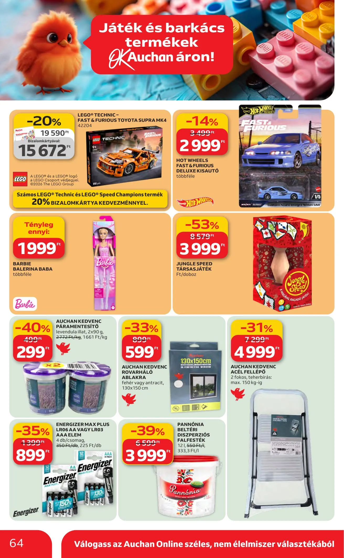 Auchan akciós újság Hipermarket 03.19–03.25 – 64. oldal