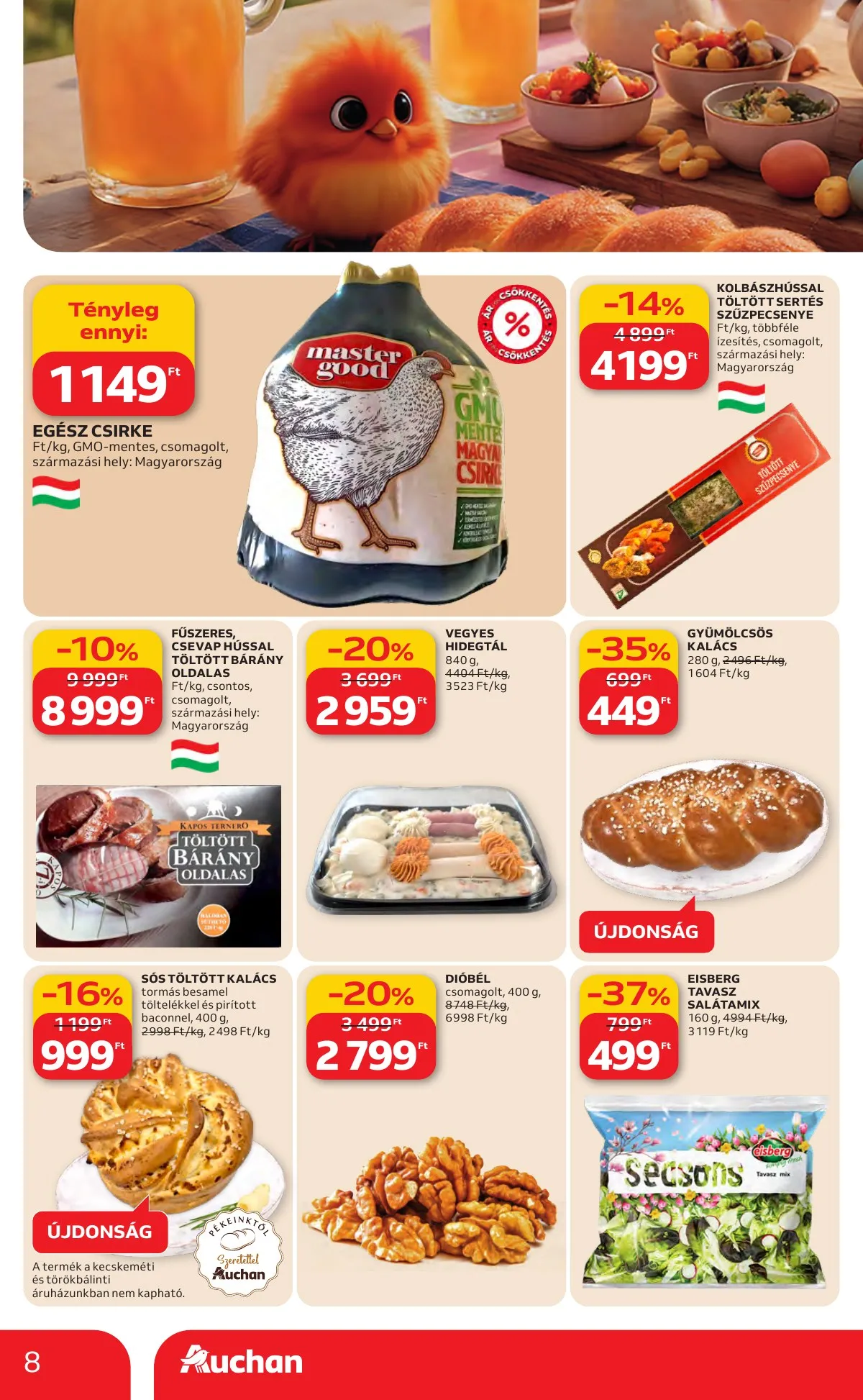 Auchan akciós újság Hipermarket 03.19–03.25 – 8. oldal