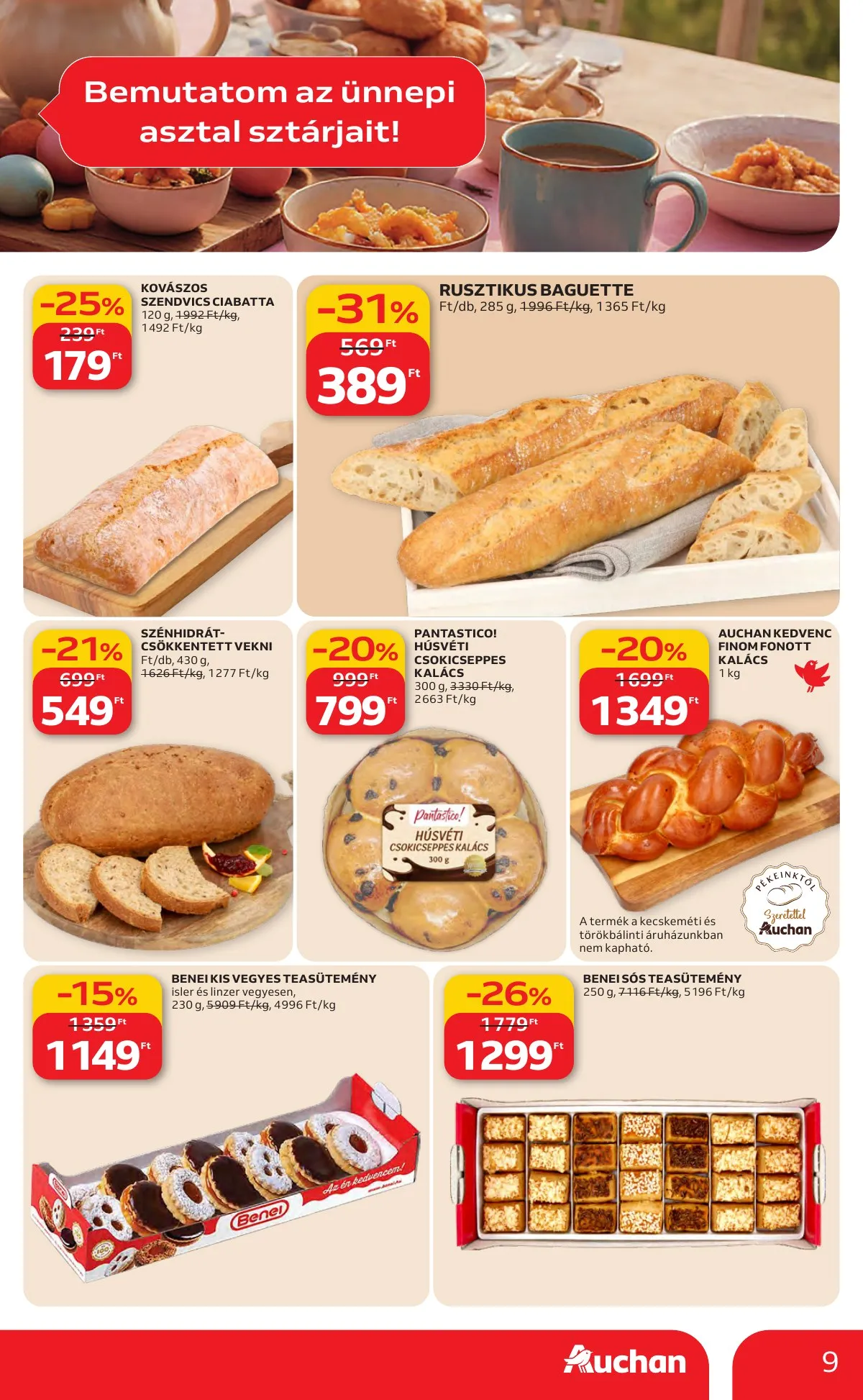 Auchan akciós újság Hipermarket 03.19–03.25 – 9. oldal