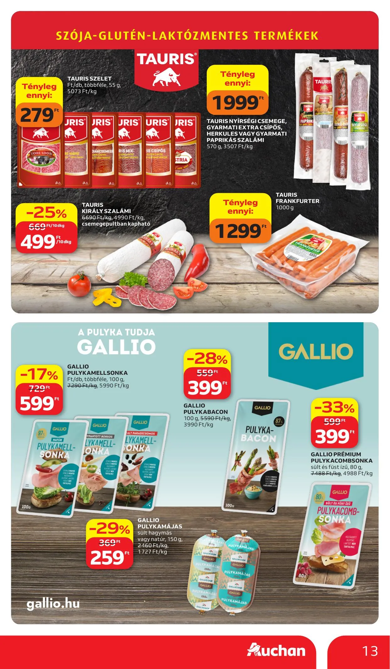 Auchan akciós újság Hipermarket 03.26–04.08 – 13. oldal