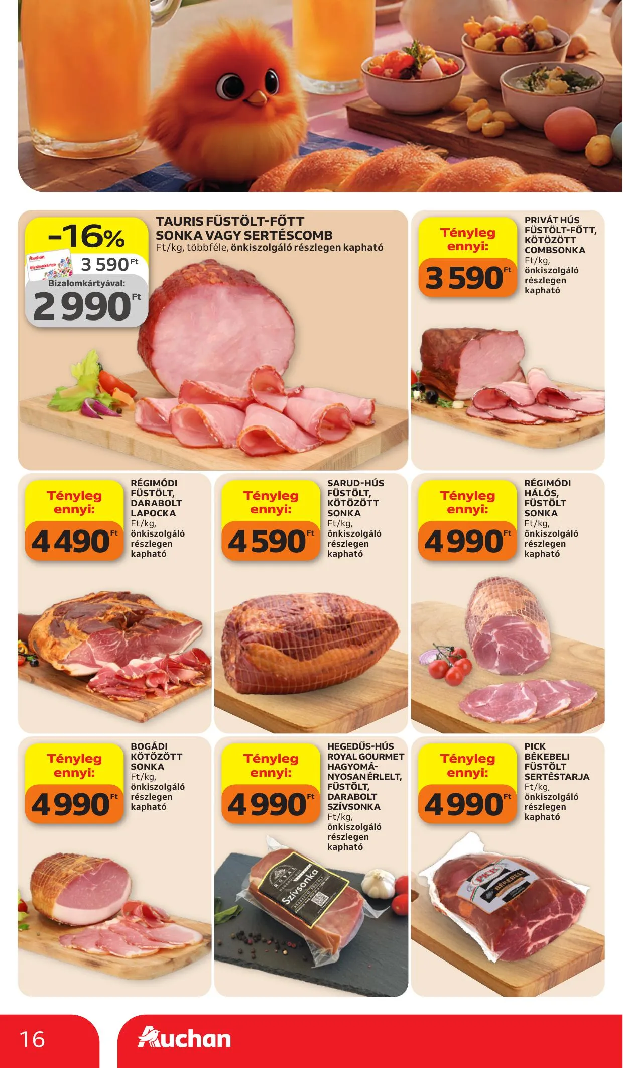 Auchan akciós újság Hipermarket 03.26–04.08 – 16. oldal
