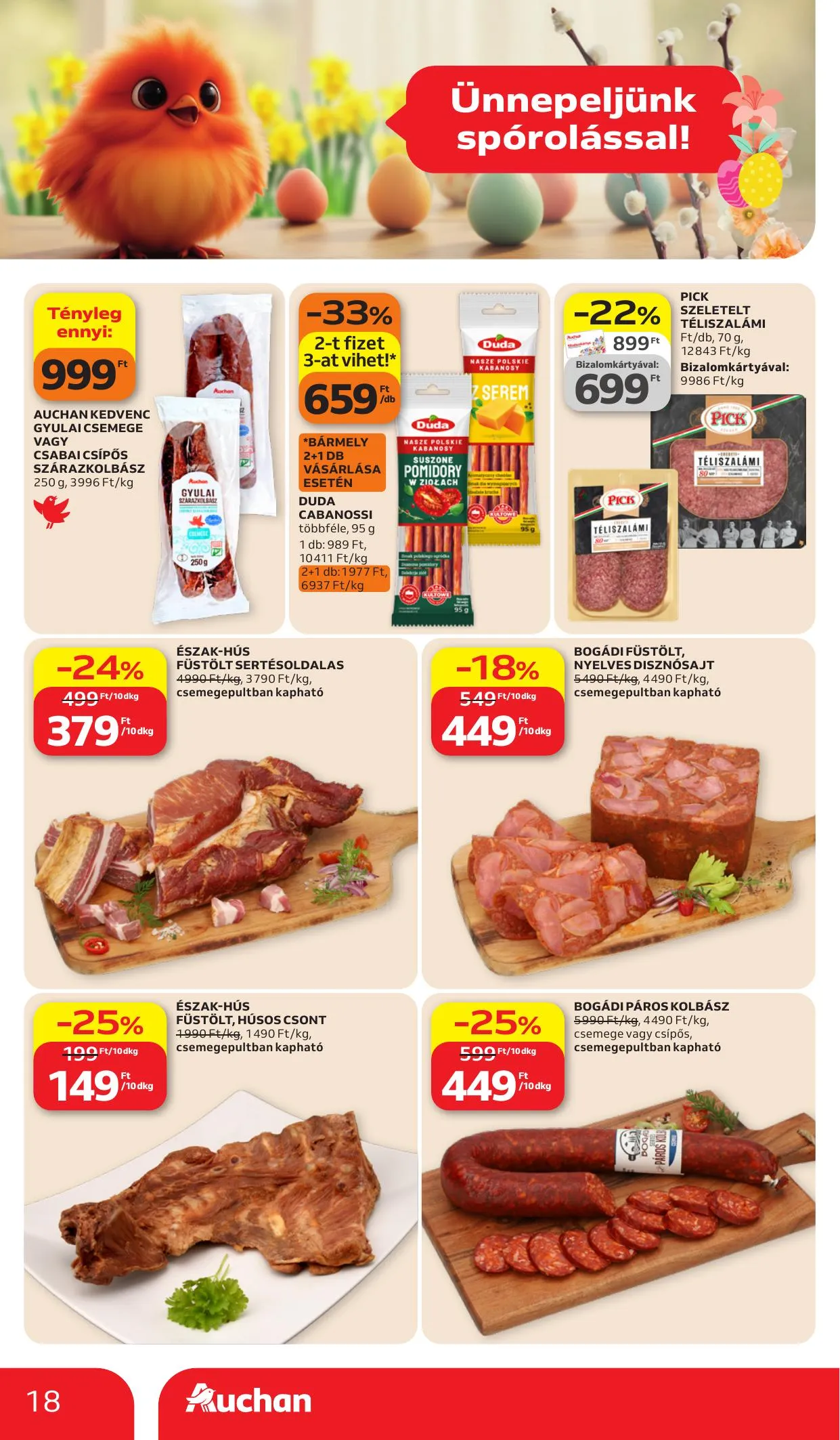 Auchan akciós újság Hipermarket 03.26–04.08 – 18. oldal