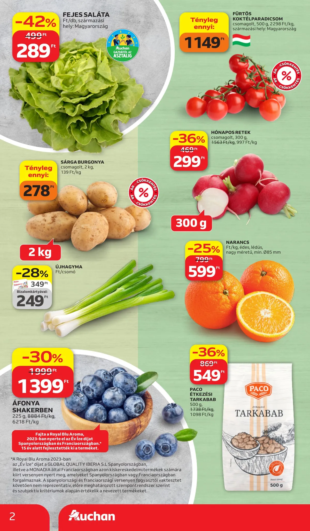 Auchan akciós újság Hipermarket 03.26–04.08 – 2. oldal