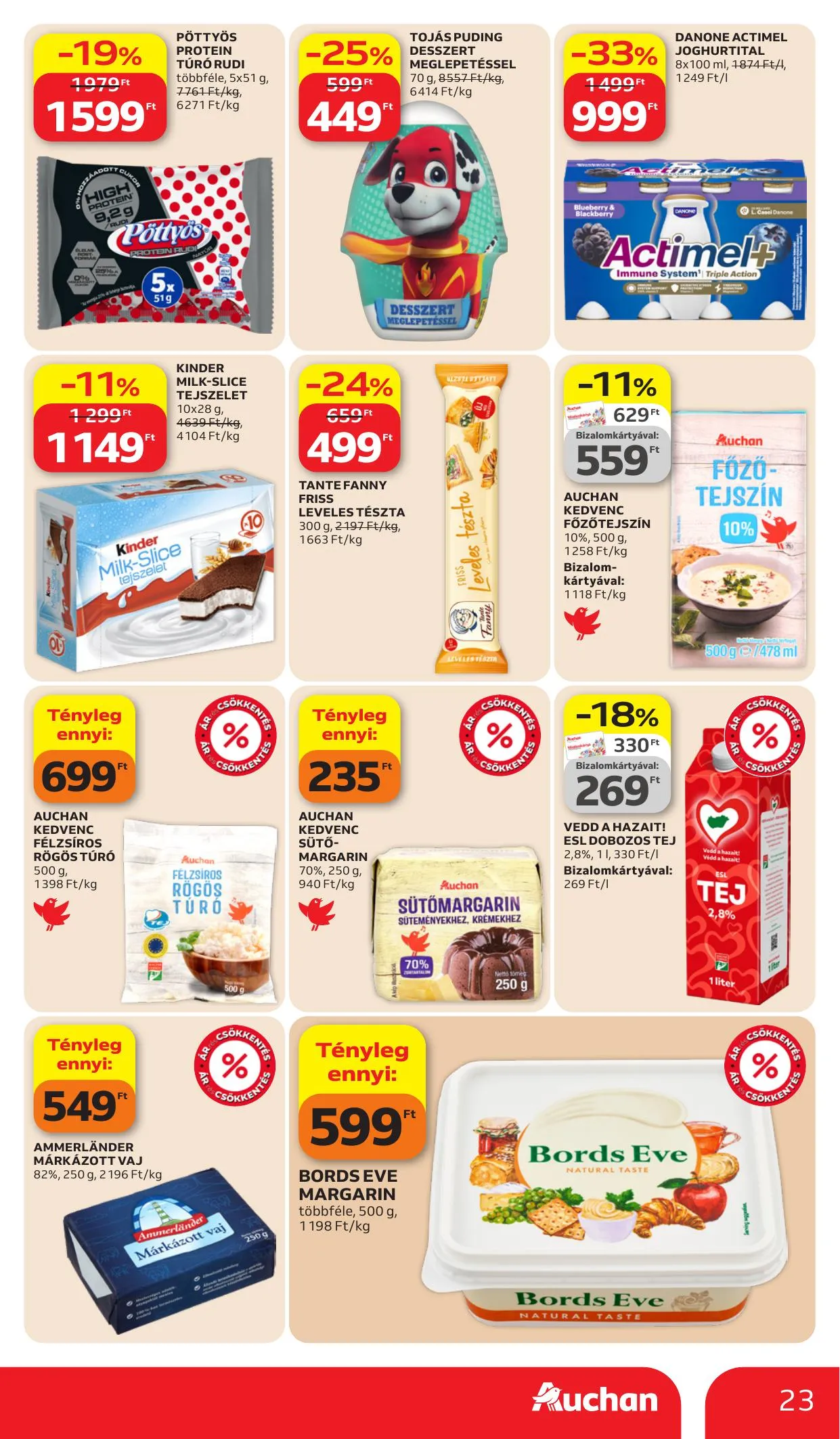 Auchan akciós újság Hipermarket 03.26–04.08 – 23. oldal
