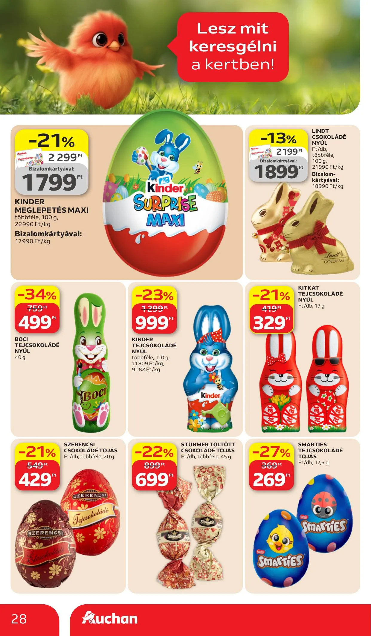 Auchan akciós újság Hipermarket 03.26–04.08 – 28. oldal