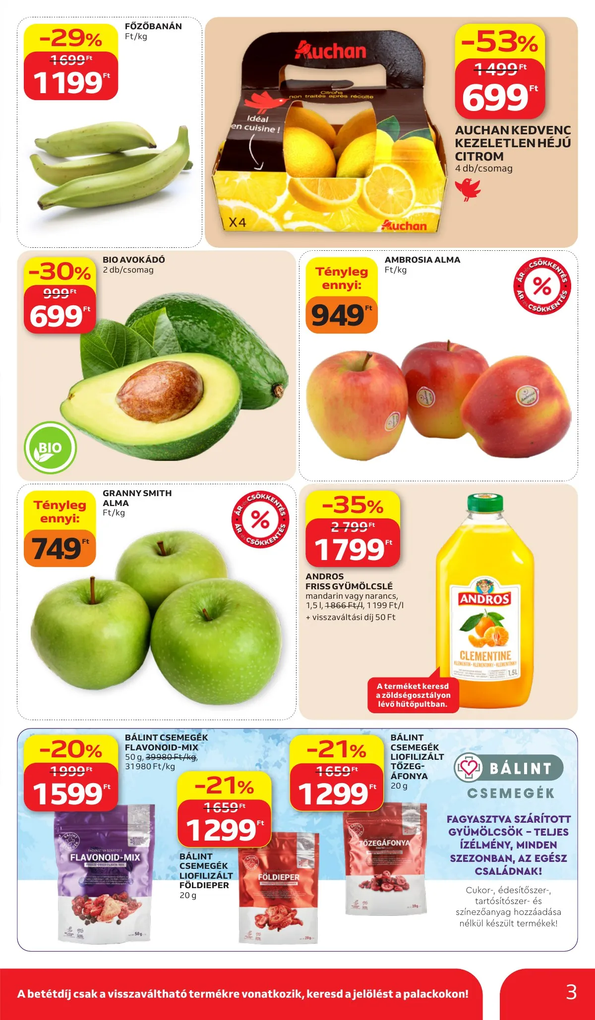 Auchan akciós újság Hipermarket 03.26–04.08 – 3. oldal