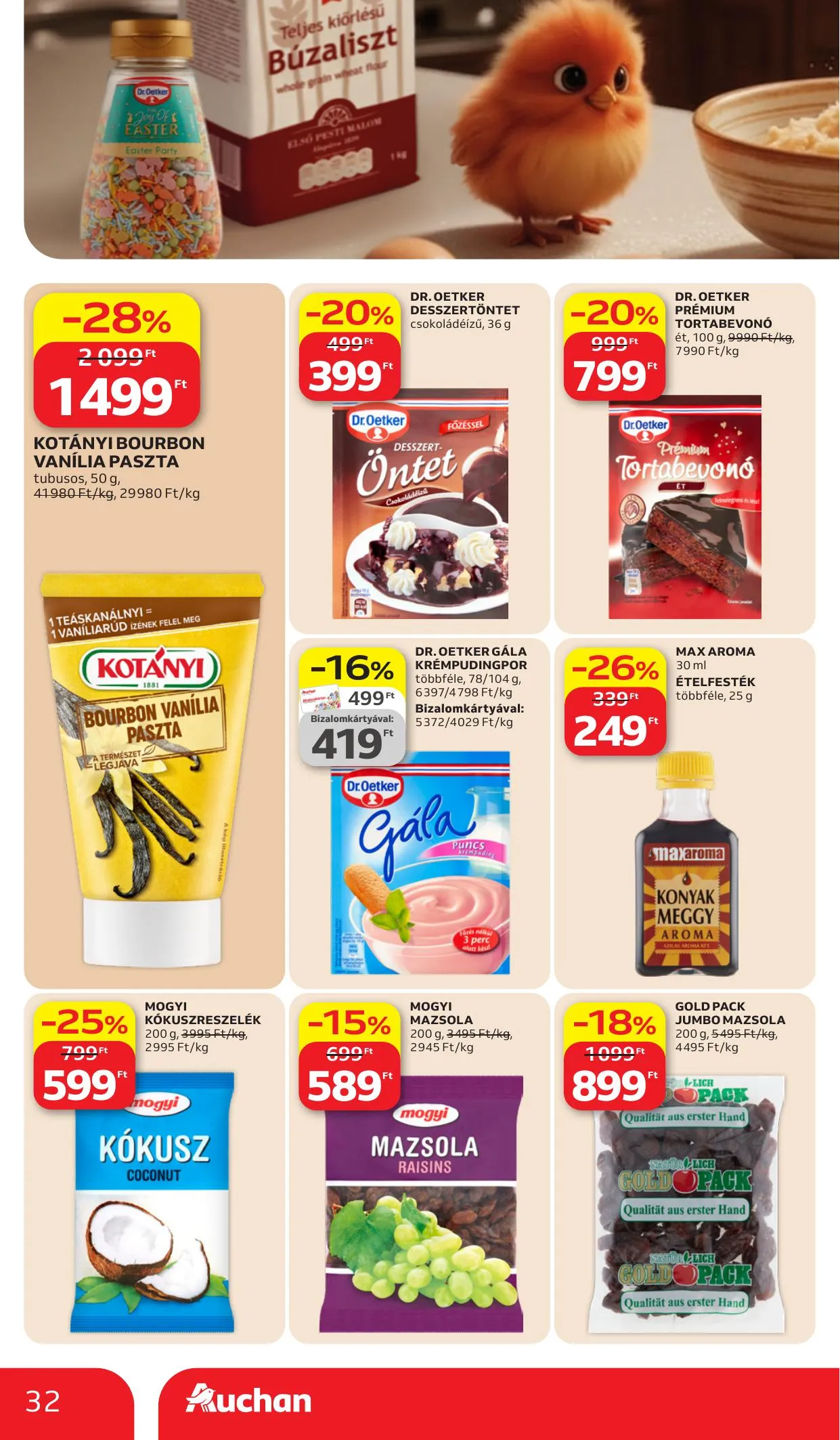Auchan akciós újság Hipermarket 03.26–04.08 – 32. oldal