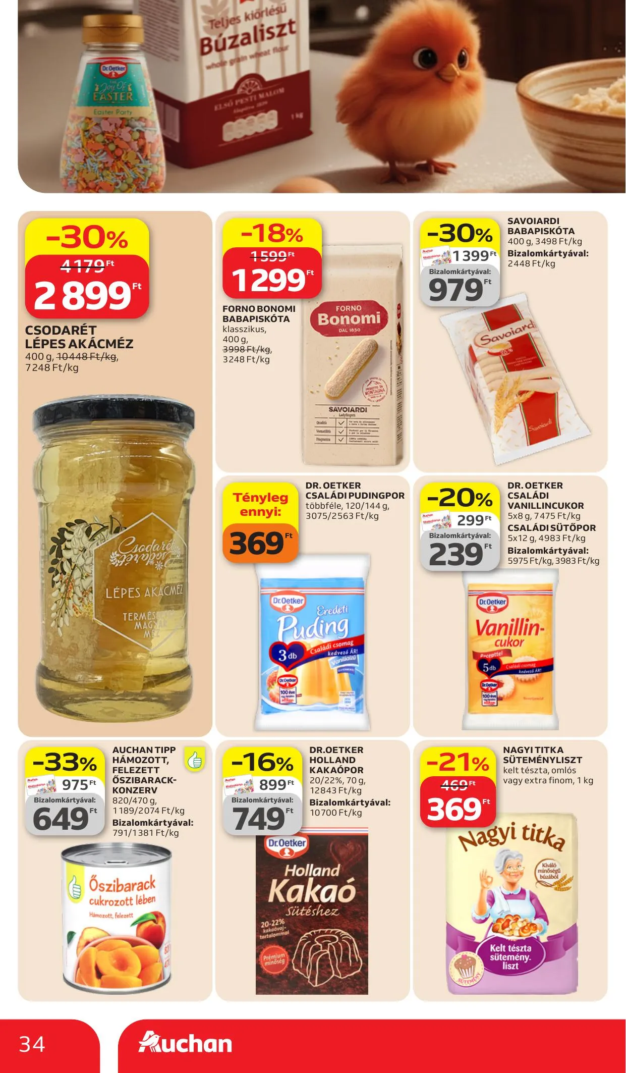 Auchan akciós újság Hipermarket 03.26–04.08 – 34. oldal