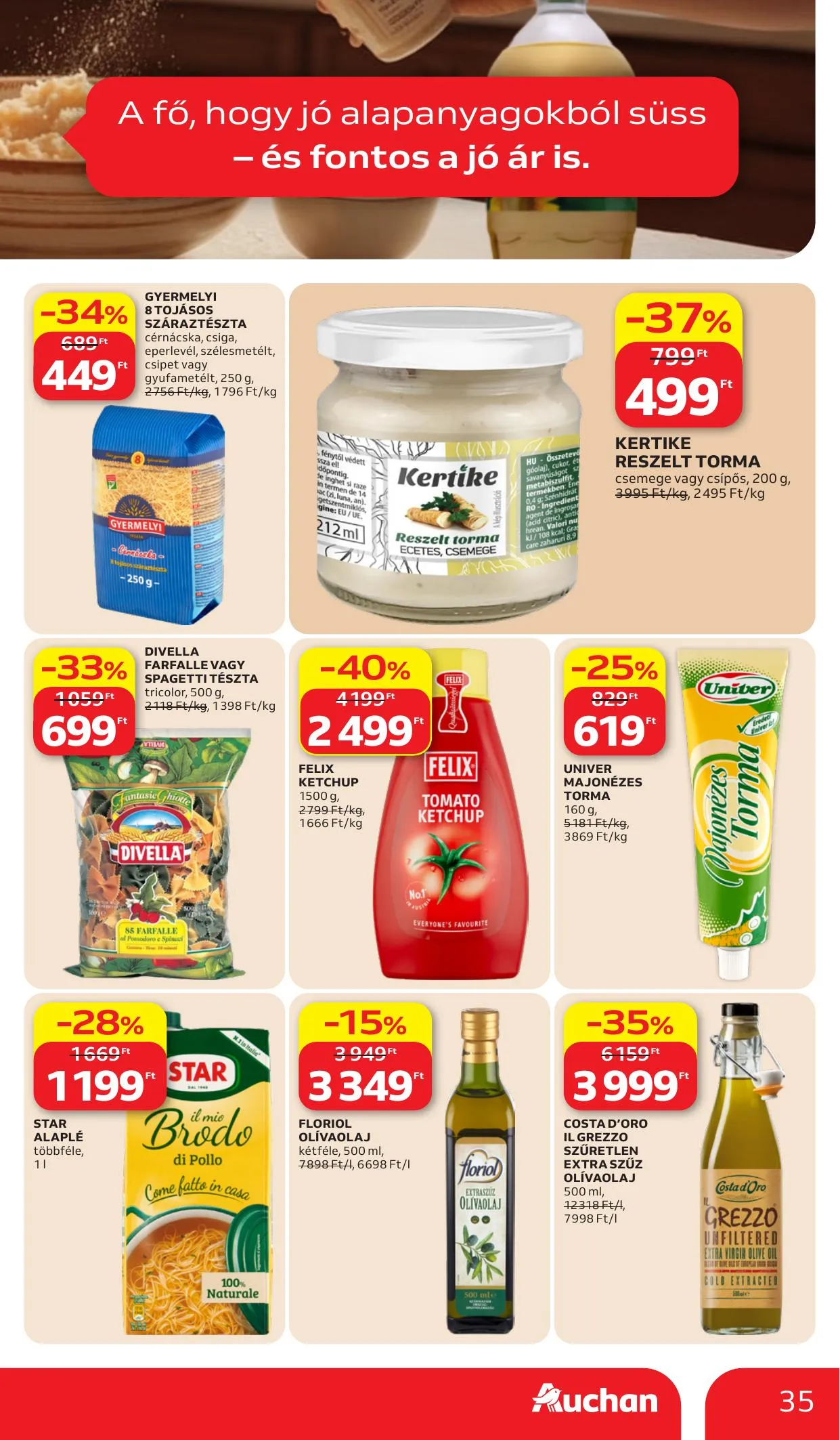 Auchan akciós újság Hipermarket 03.26–04.08 – 35. oldal