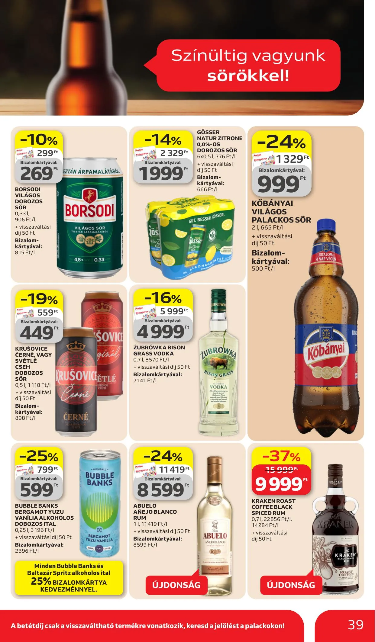 Auchan akciós újság Hipermarket 03.26–04.08 – 39. oldal