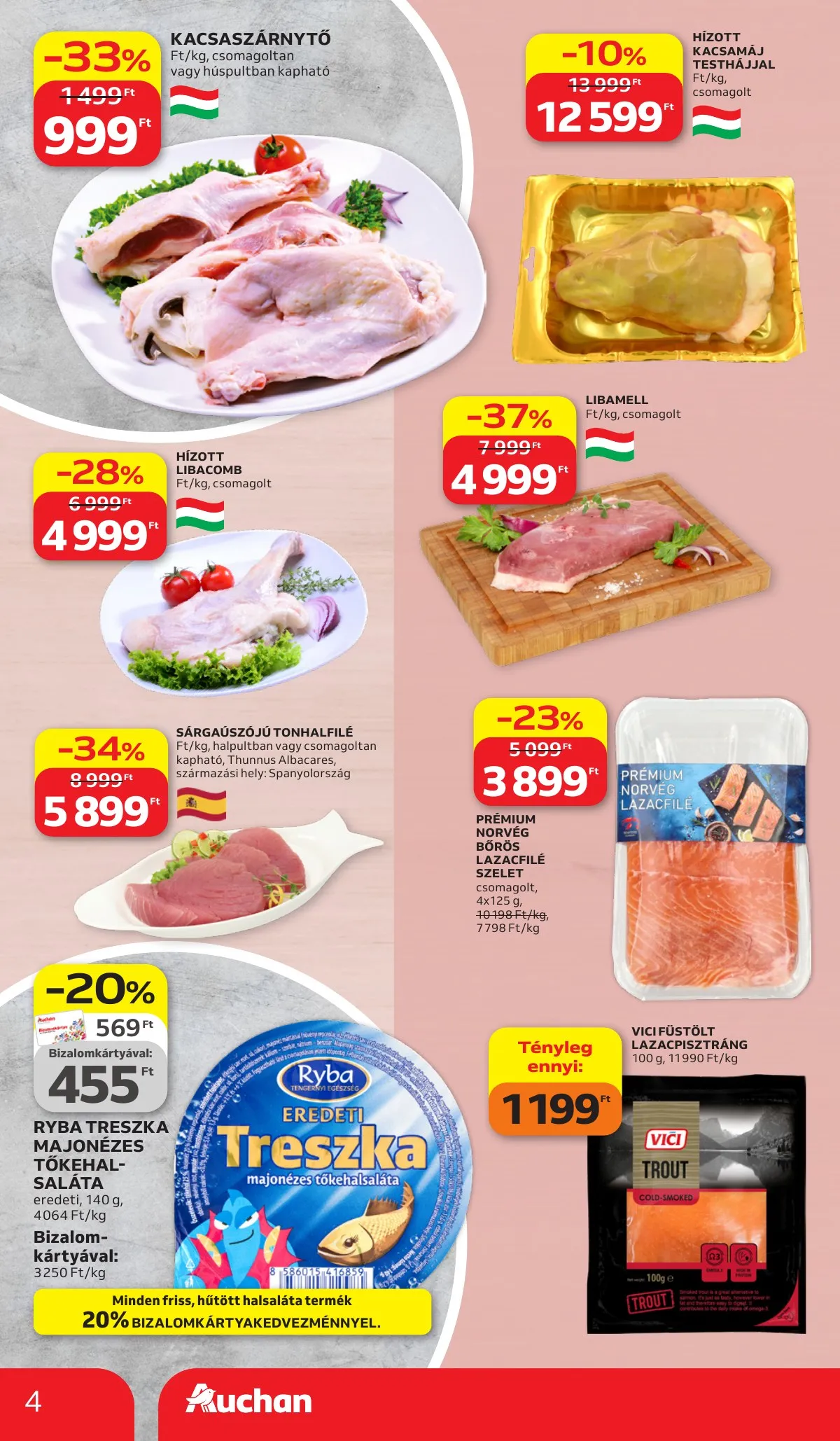 Auchan akciós újság Hipermarket 03.26–04.08 – 4. oldal