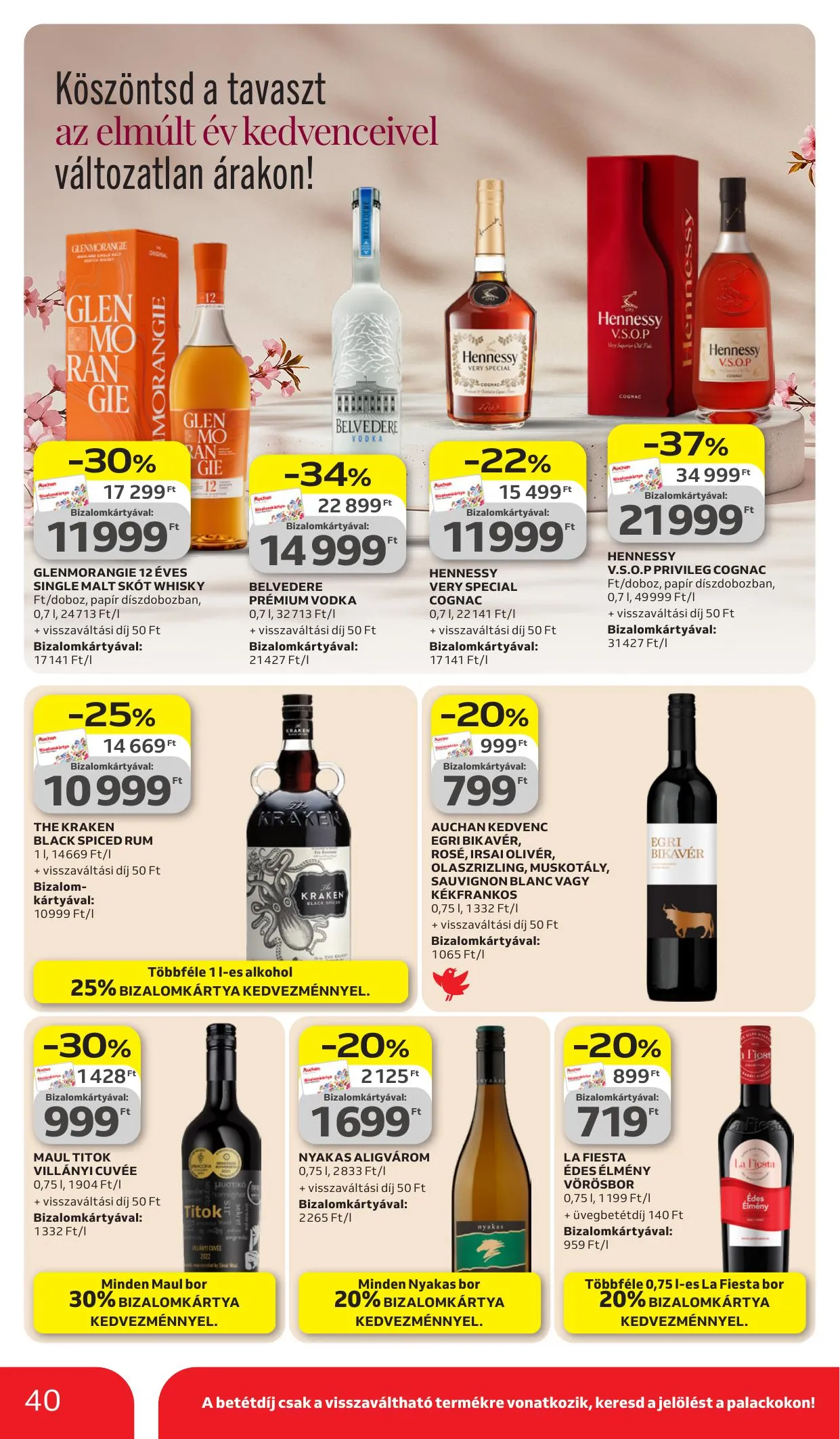 Auchan akciós újság Hipermarket 03.26–04.08 – 40. oldal