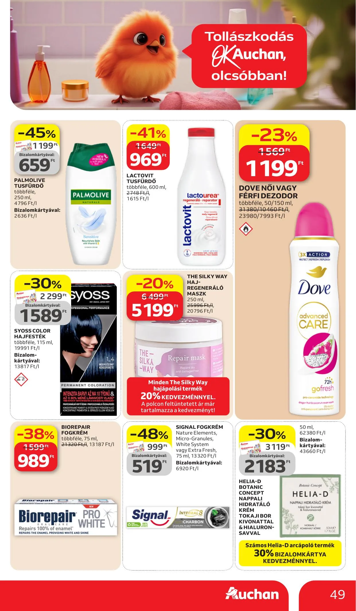 Auchan akciós újság Hipermarket 03.26–04.08 – 49. oldal
