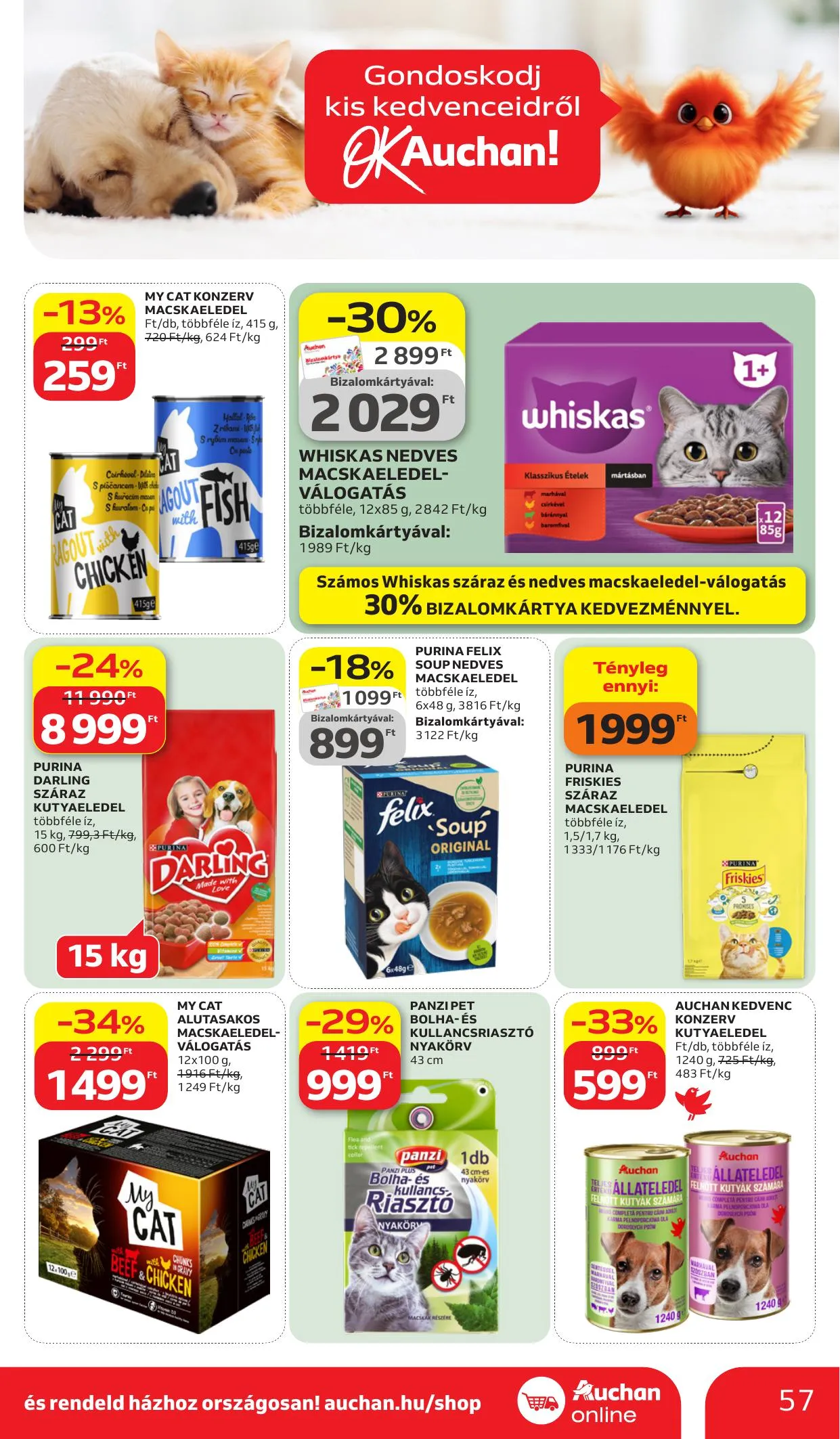 Auchan akciós újság Hipermarket 03.26–04.08 – 57. oldal