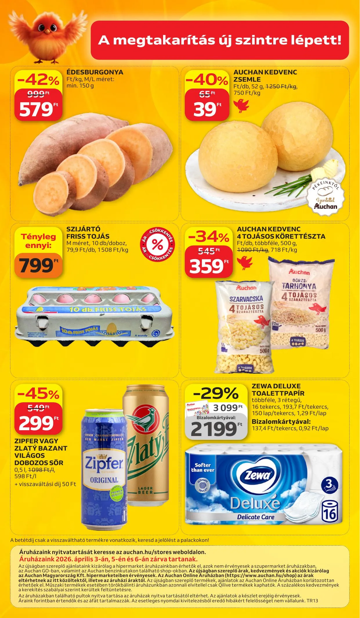 Auchan akciós újság Hipermarket 03.26–04.08 – 60. oldal