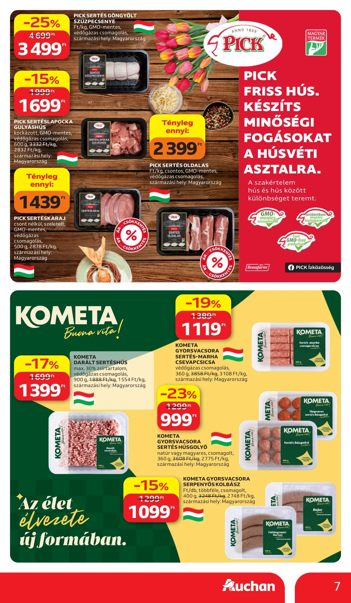 Auchan akciós újság Hipermarket 03.26–04.08 – 7. oldal