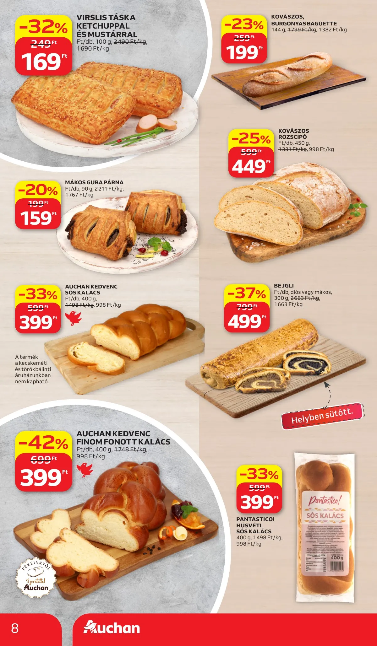 Auchan akciós újság Hipermarket 03.26–04.08 – 8. oldal