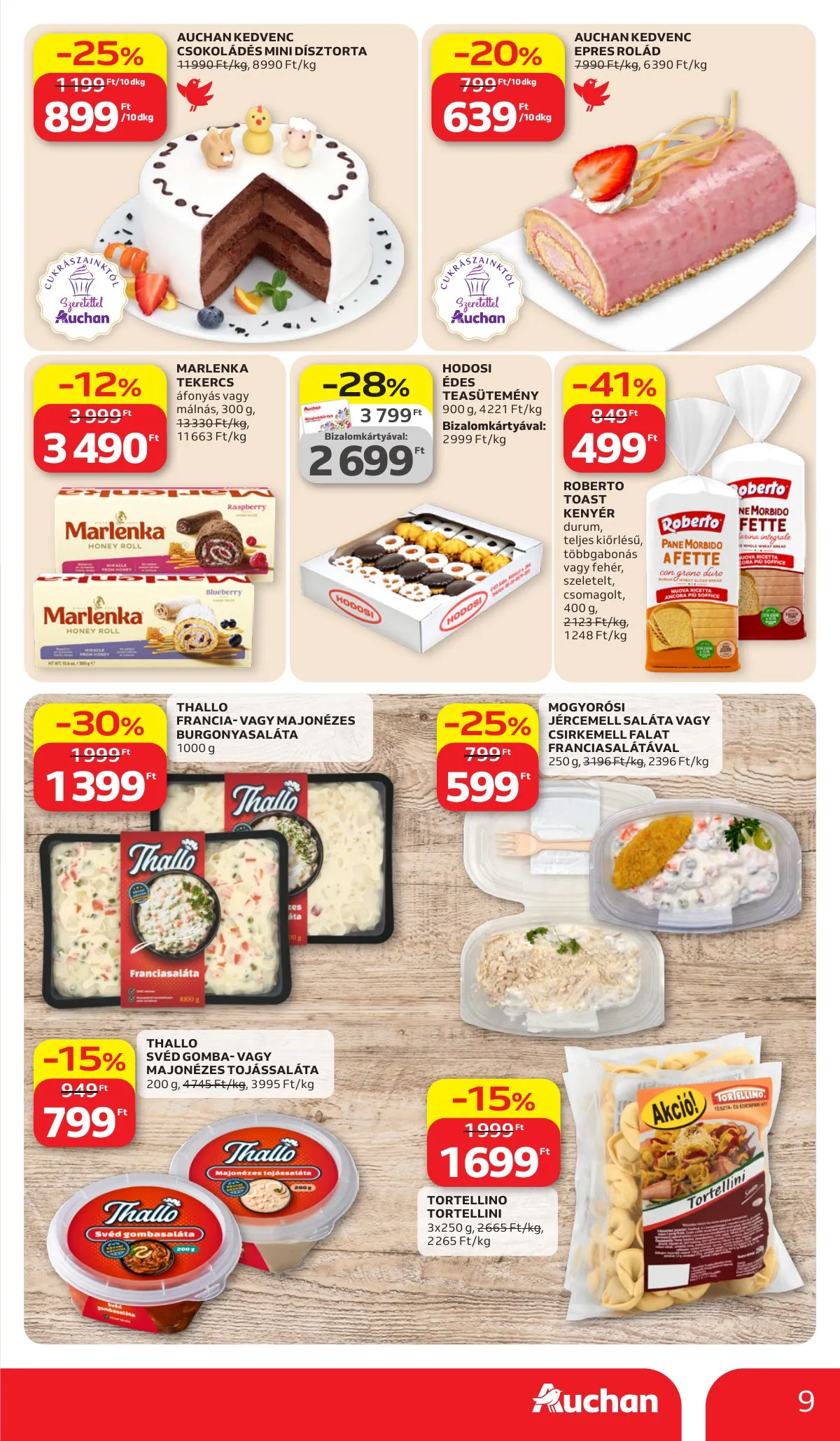 Auchan akciós újság Hipermarket 03.26–04.08 – 9. oldal