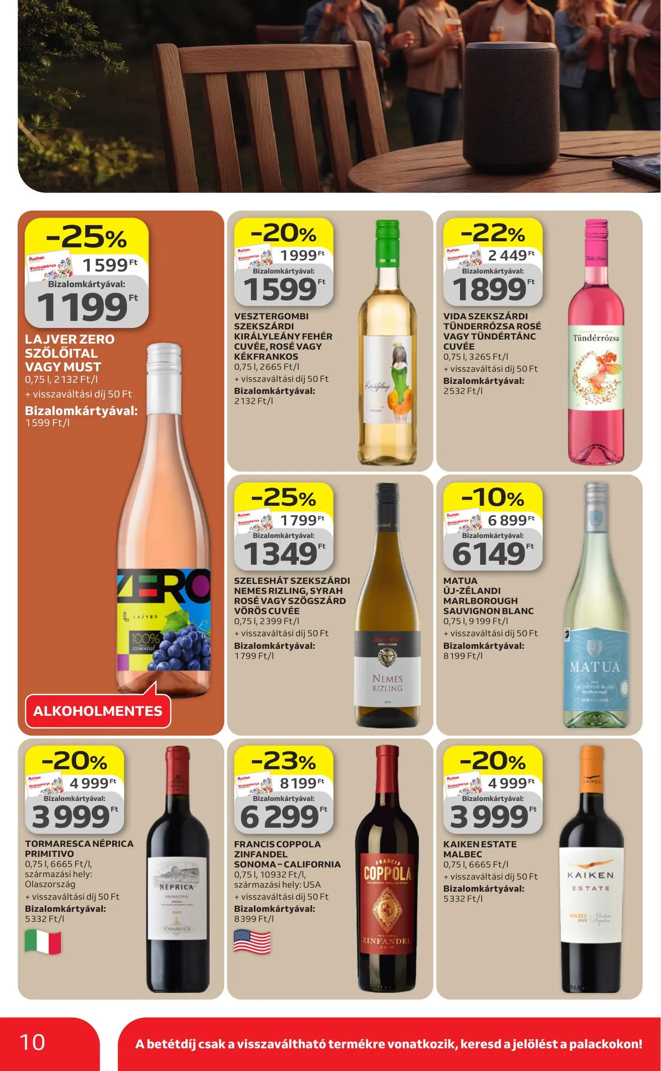 Auchan akciós újság Hipermarket 04.09–04.15 – 10. oldal