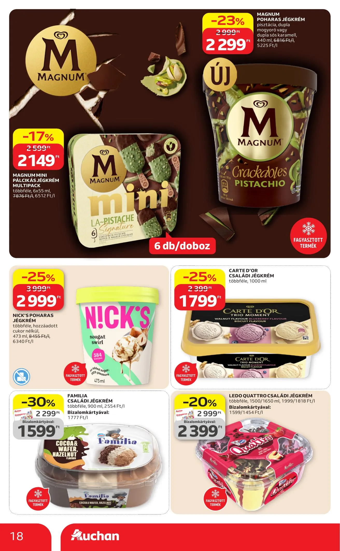 Auchan akciós újság Hipermarket 04.09–04.15 – 18. oldal