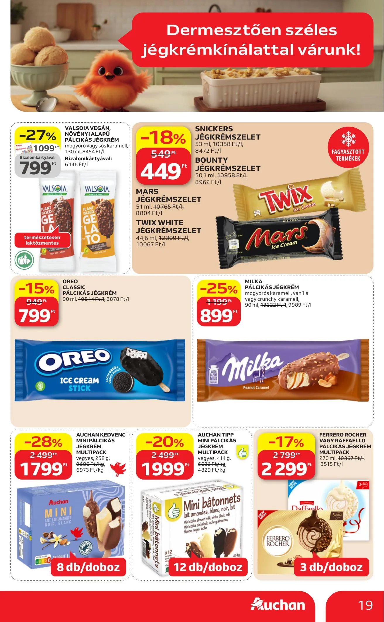 Auchan akciós újság Hipermarket 04.09–04.15 – 19. oldal