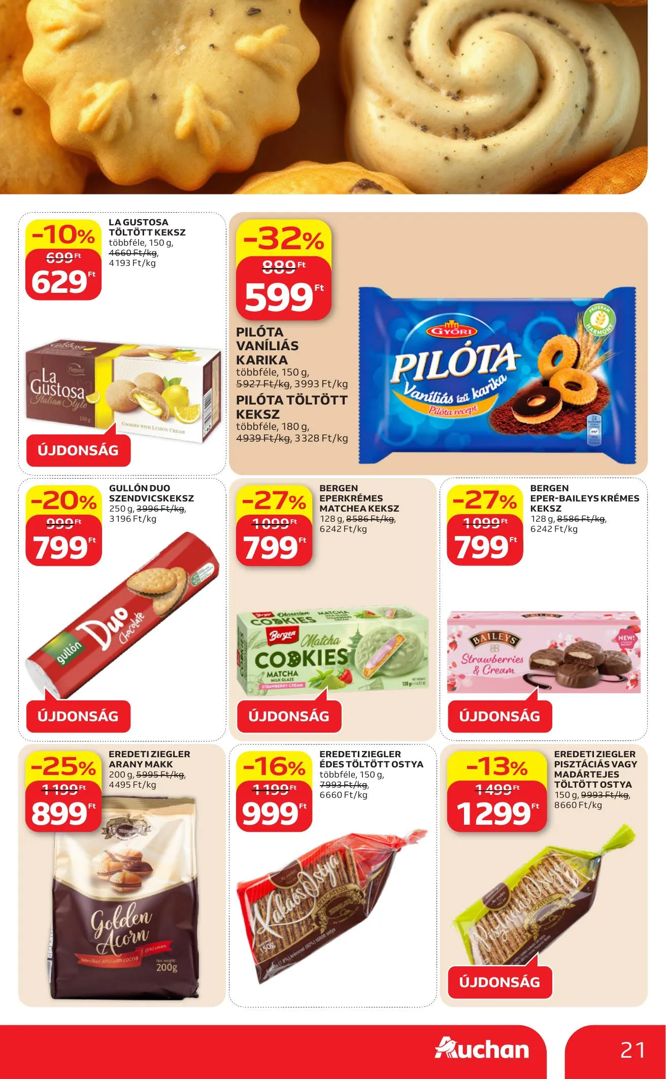 Auchan akciós újság Hipermarket 04.09–04.15 – 21. oldal