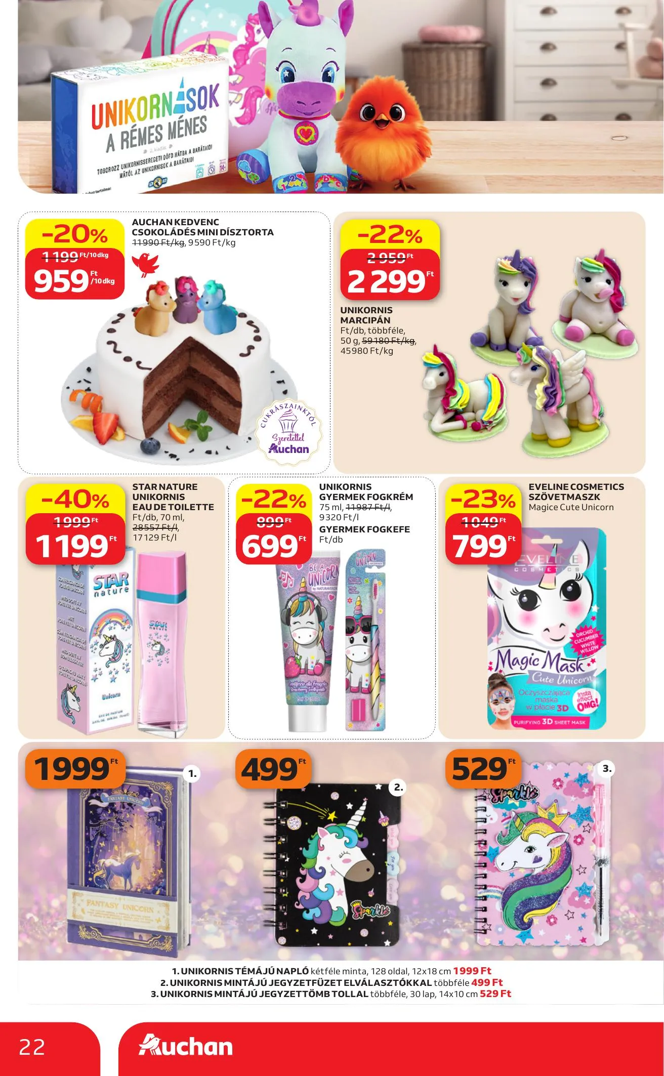 Auchan akciós újság Hipermarket 04.09–04.15 – 22. oldal